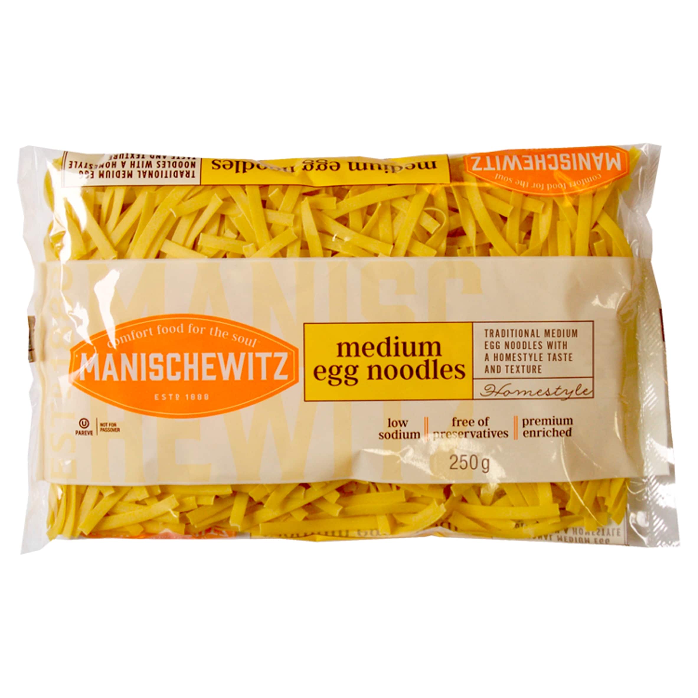 Manischewitz Medium Egg Noodles 250G
