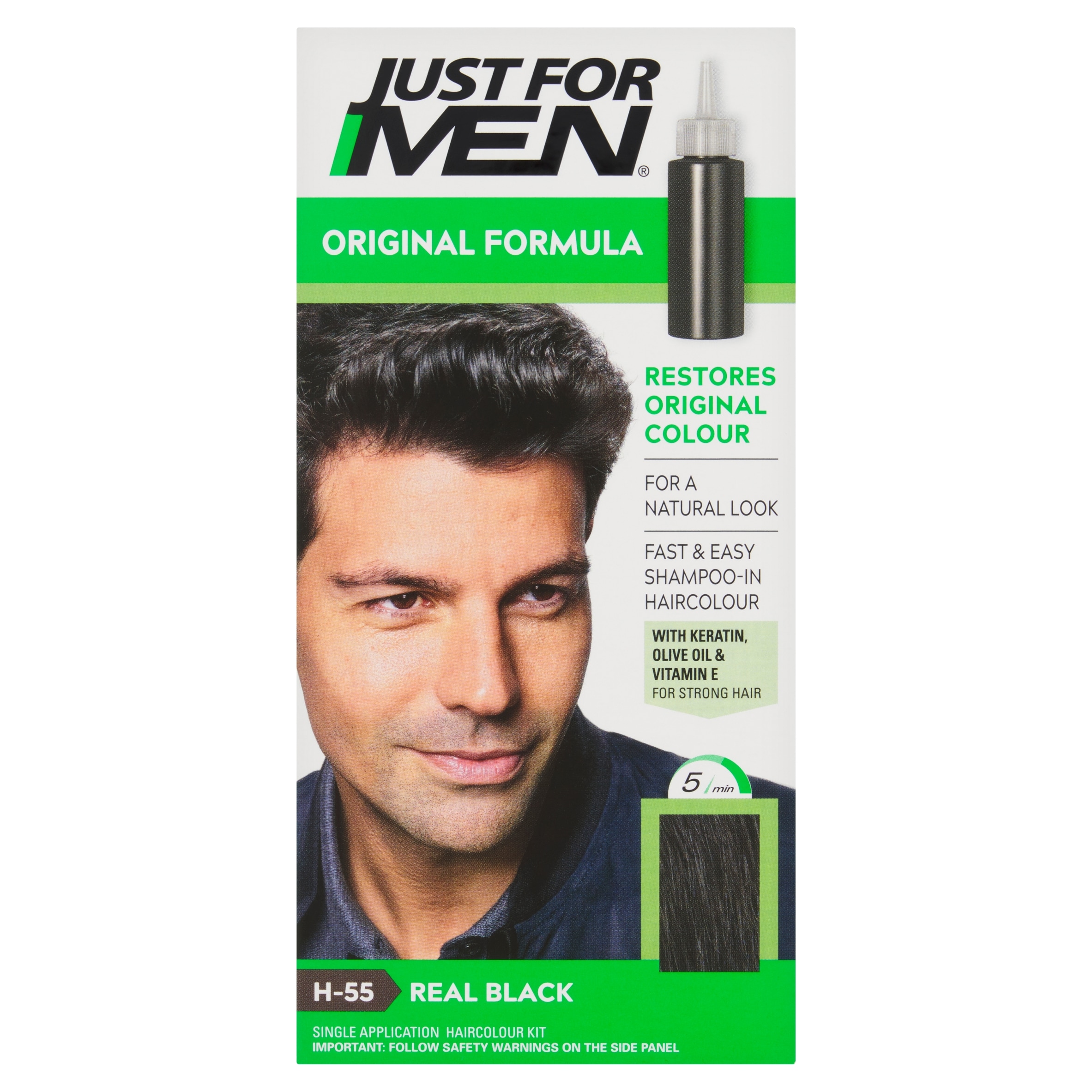Just For Men Hair Colourant Real Black