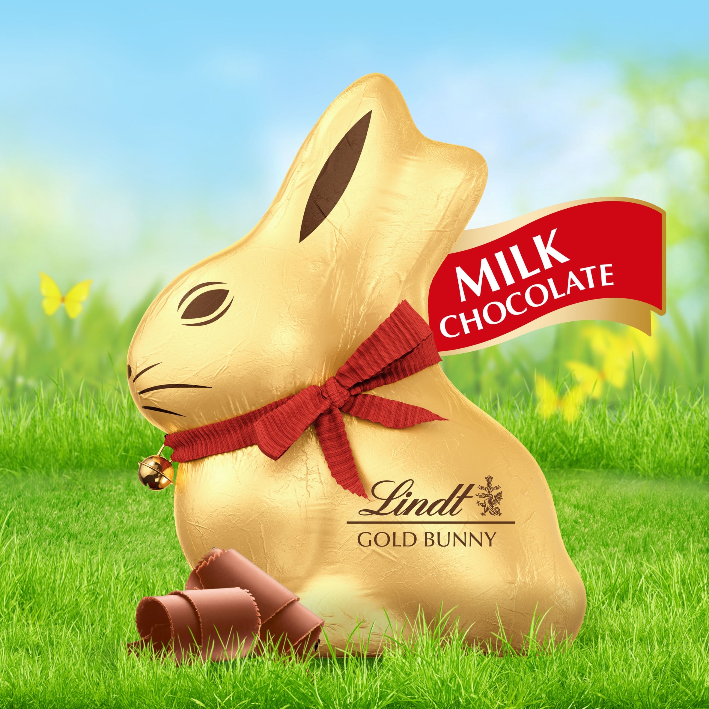 Lindt Gold Bunny Milk Chocolate 200G thumbnail 2