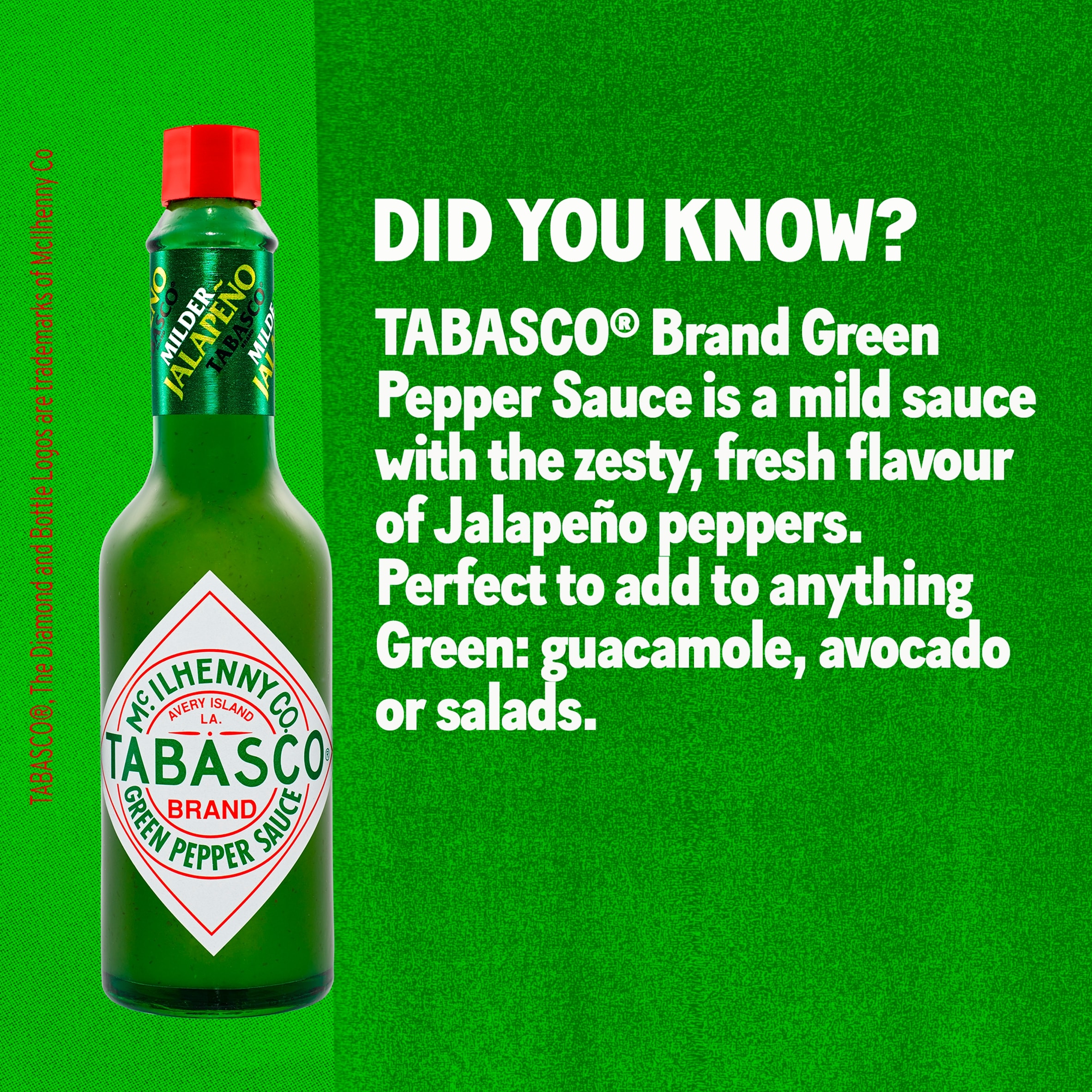 Tabasco Mild Green Pepper Sauce 57Ml thumbnail 4
