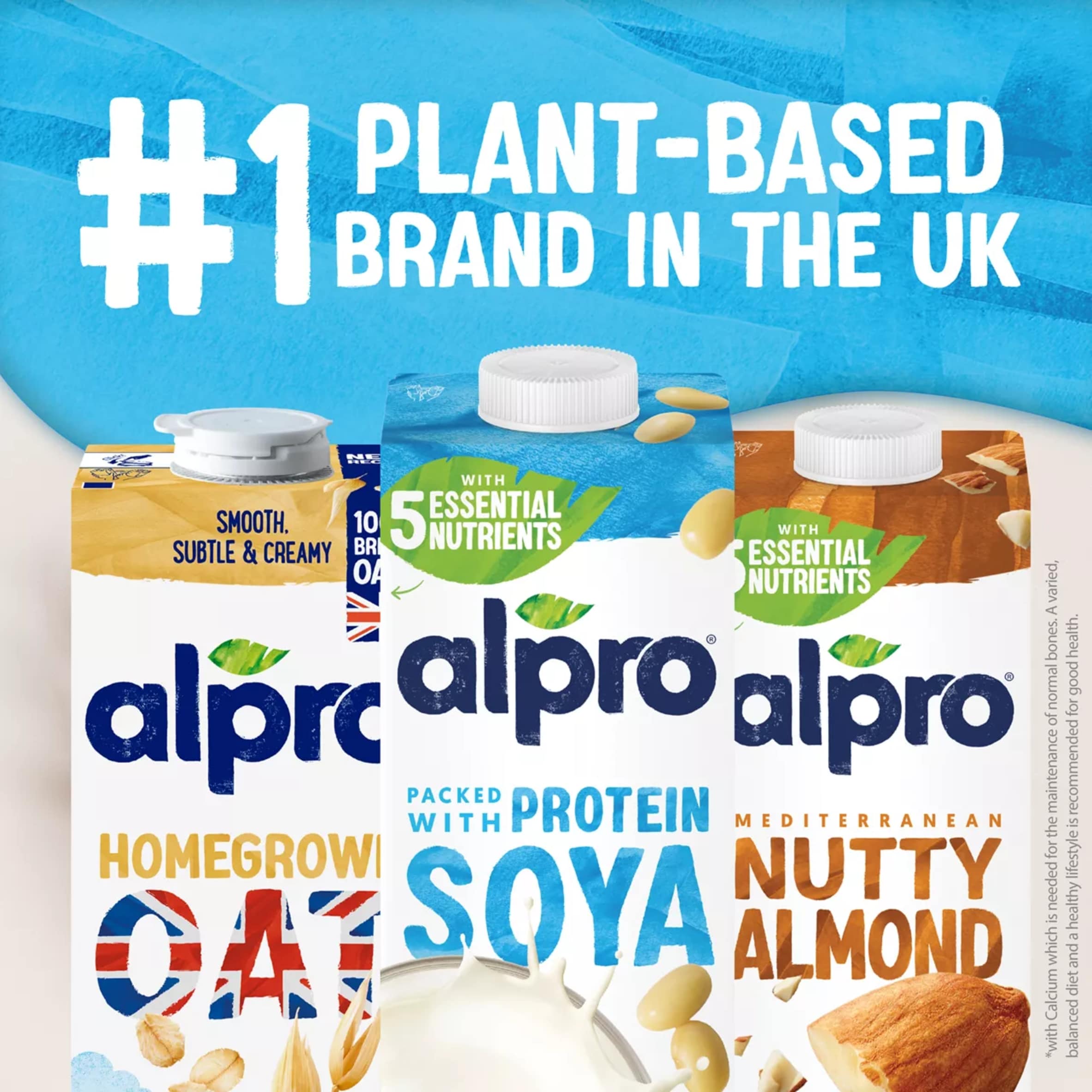 Alpro Soya Original Long Life Dairy Free Drink 1L thumbnail 4