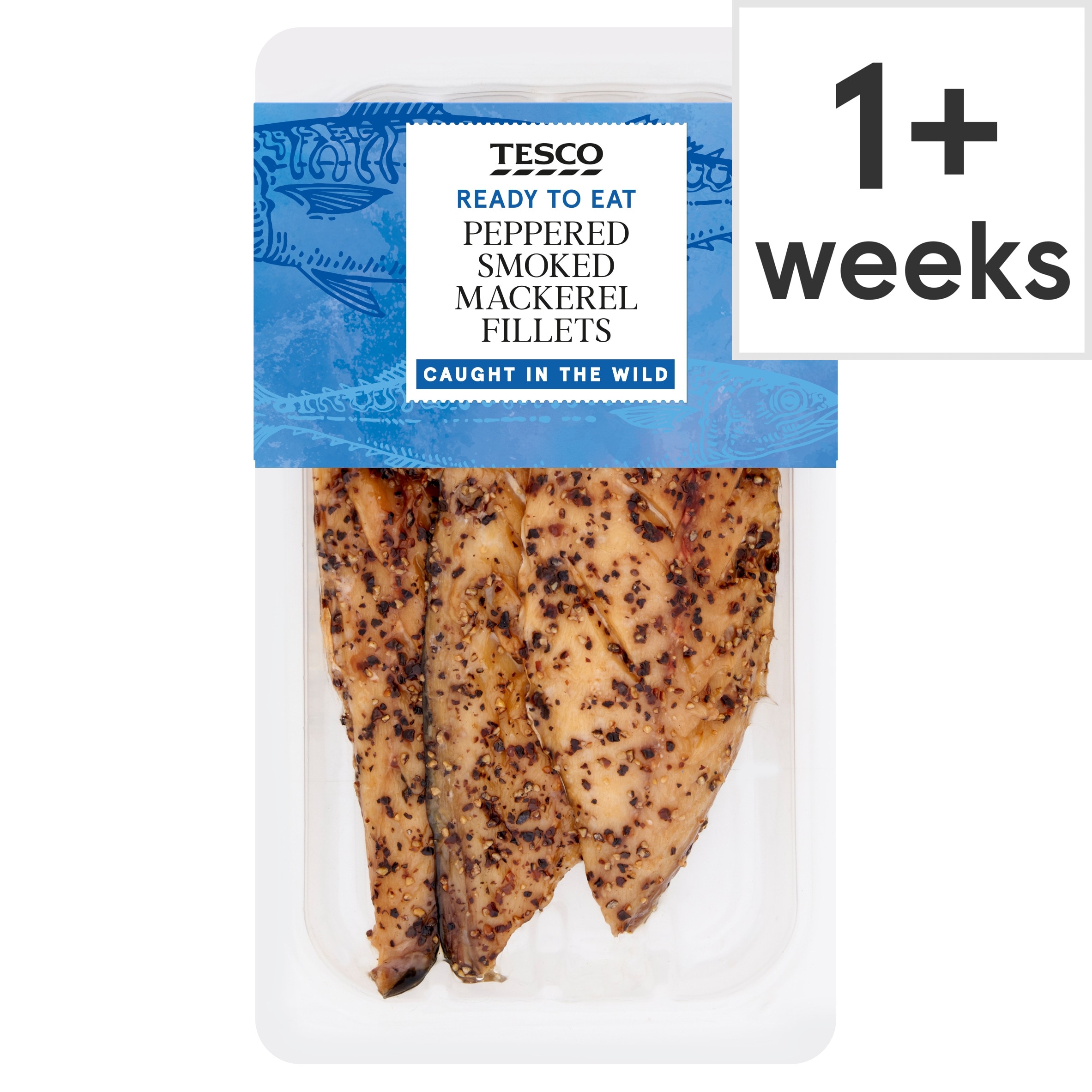 Tesco Peppered Smoked Mackerel Fillets