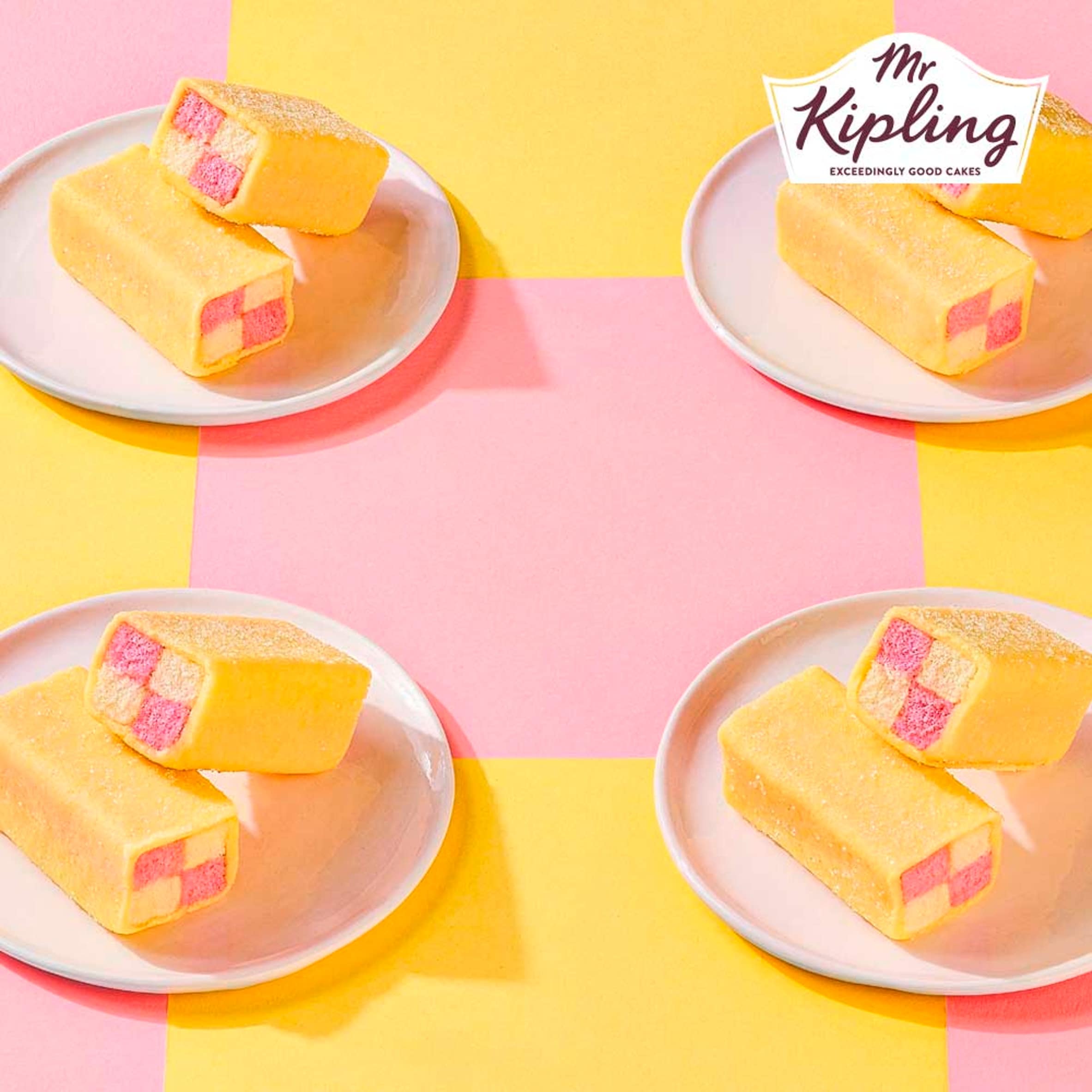 Mr Kipling Mini Battenbergs Cakes 5 Pack thumbnail 3