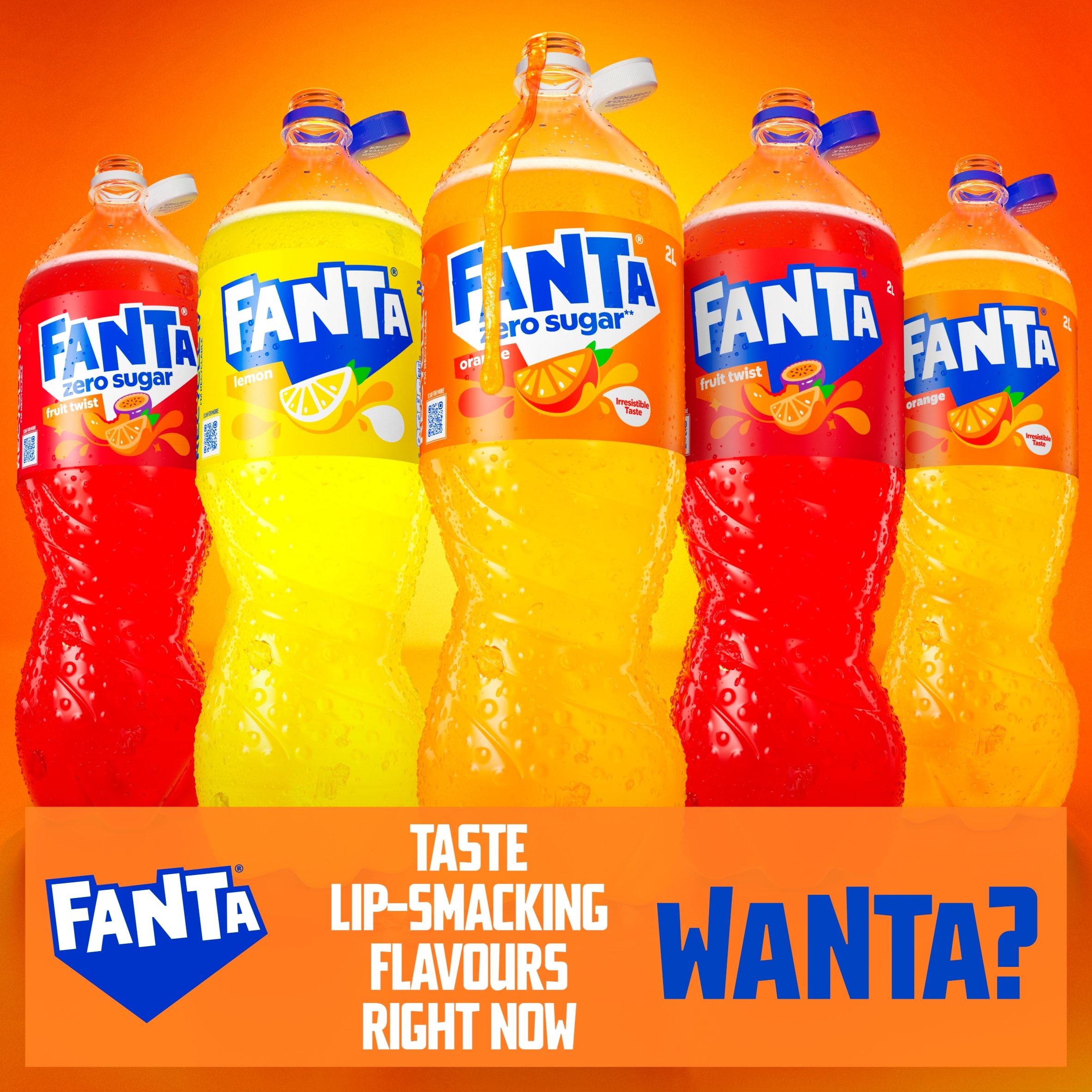 Fanta Orange Soft Drink Bottle 2L thumbnail 3