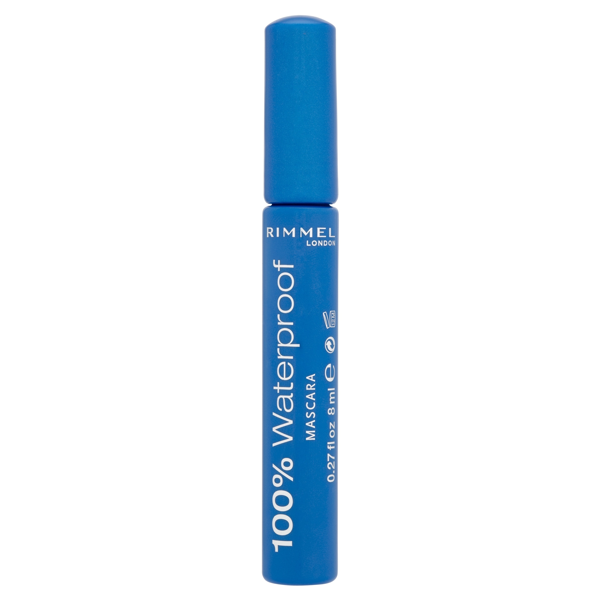 Rimmel London 100% Waterproof Mascara 002 Brown Black 8ml