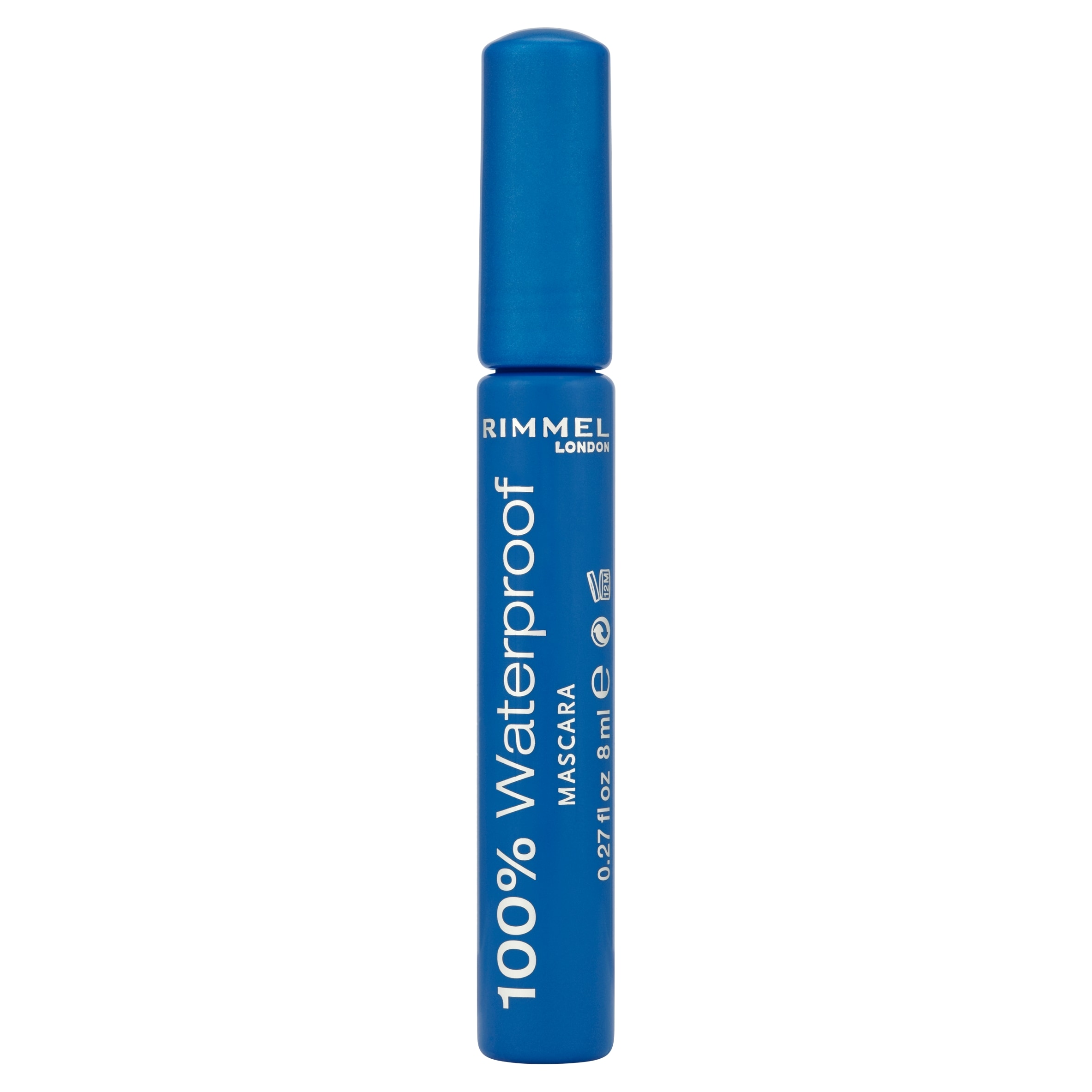 Rimmel 100% Waterproof Mascara Black/Black