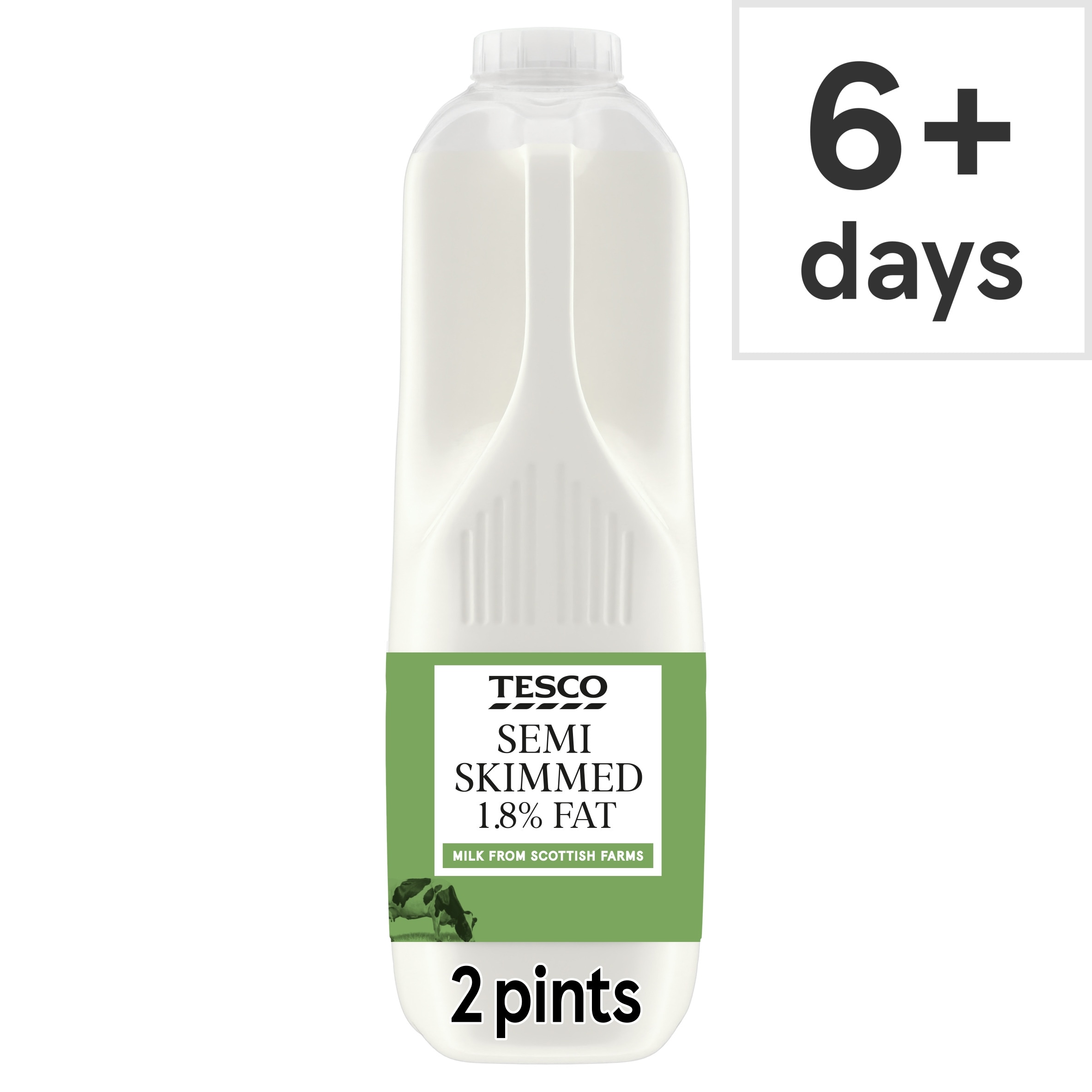 Tesco British Semi Skimmed Milk 1.13L, 2 Pints