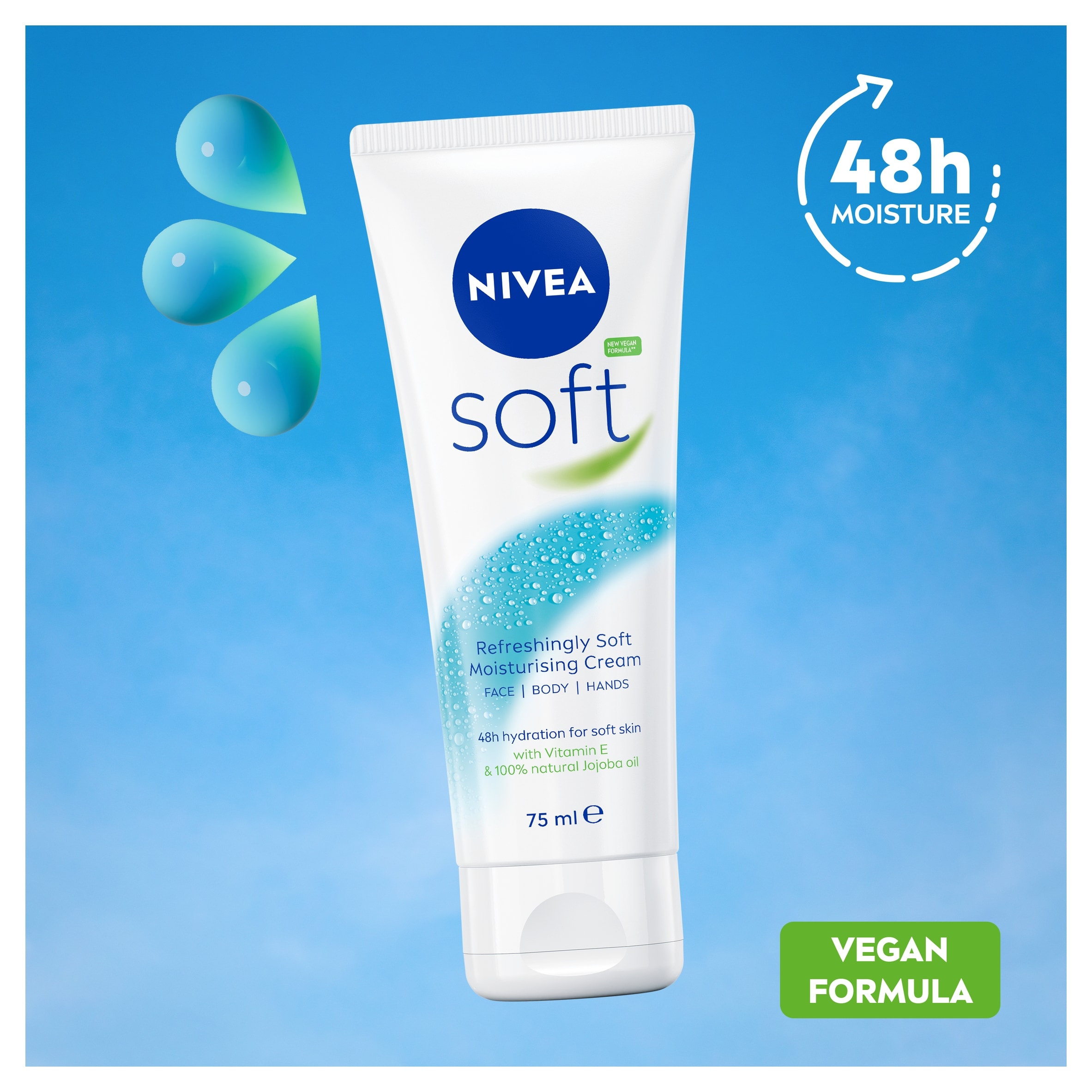 NIVEA Soft Moisturiser 75ml thumbnail 5