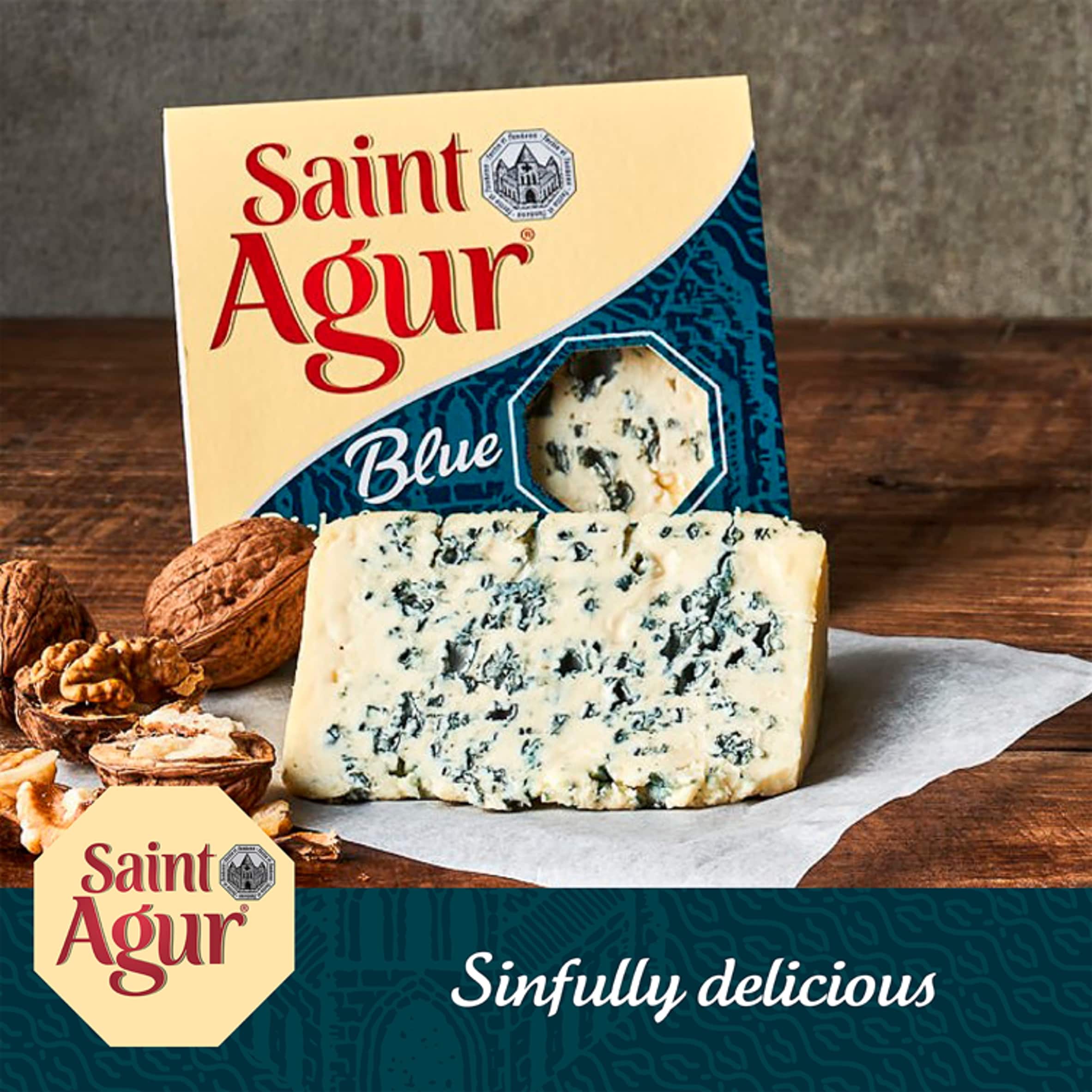 Saint Agur Blue Cheese 150G thumbnail 2