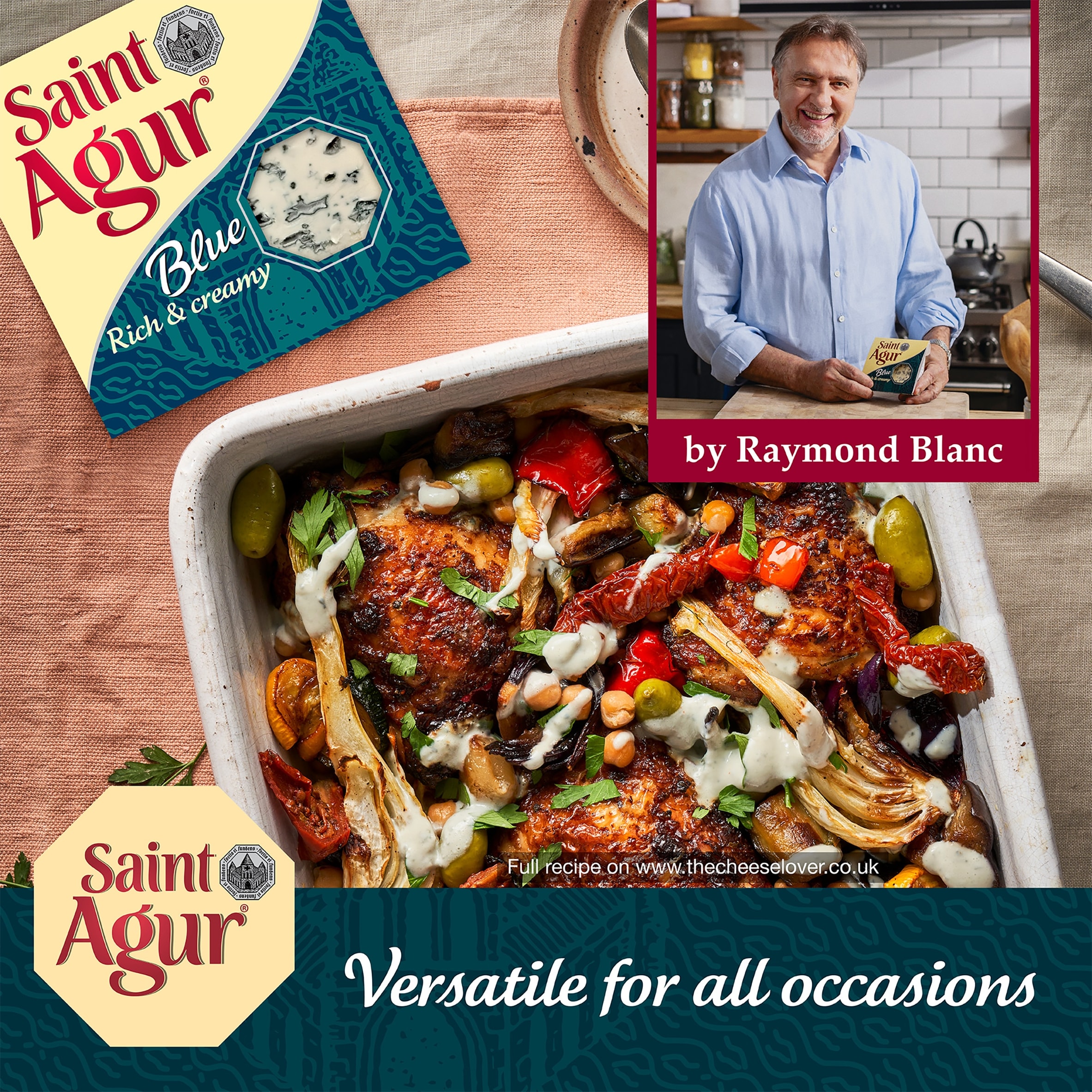 Saint Agur Blue Cheese 150G thumbnail 3