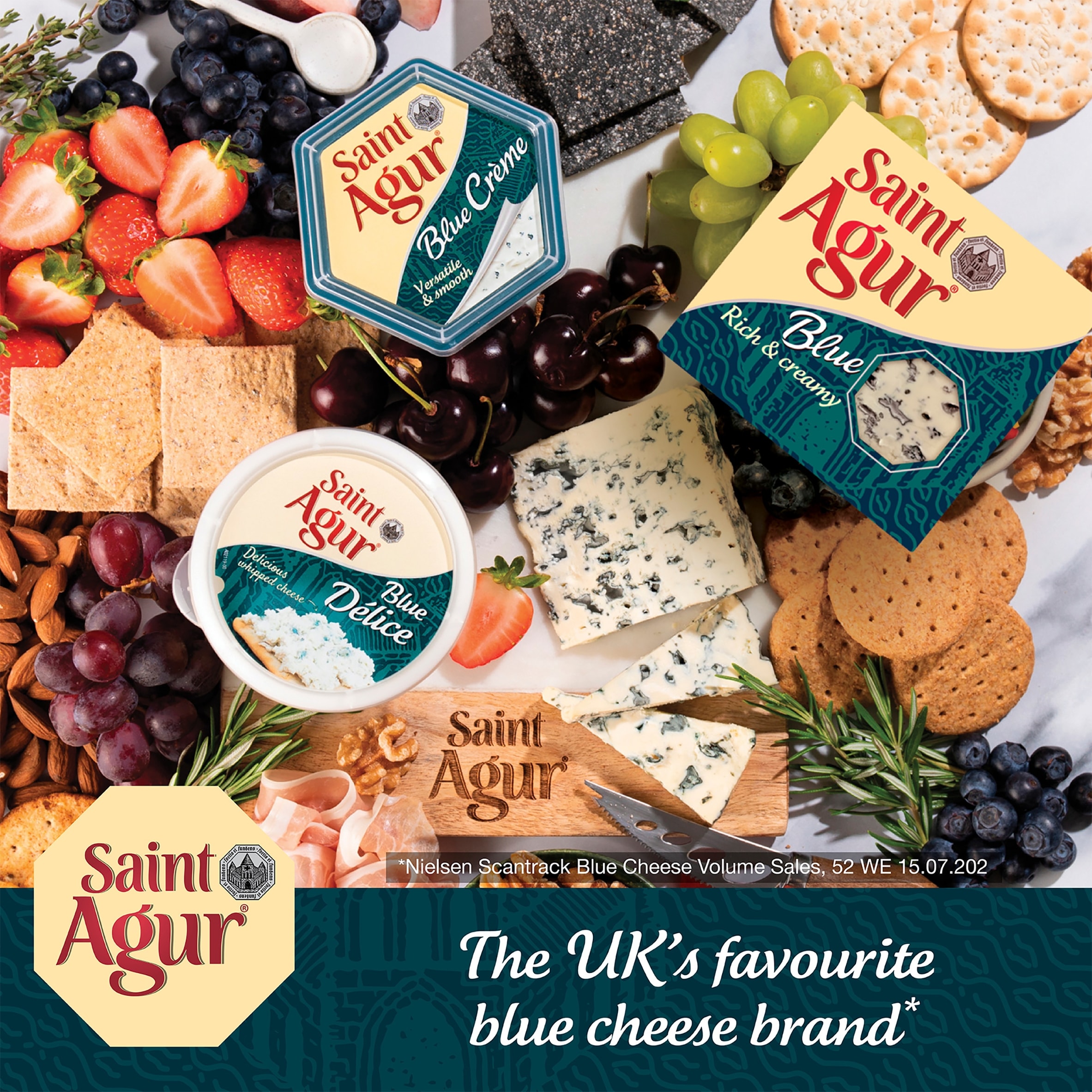 Saint Agur Blue Cheese 150G thumbnail 4