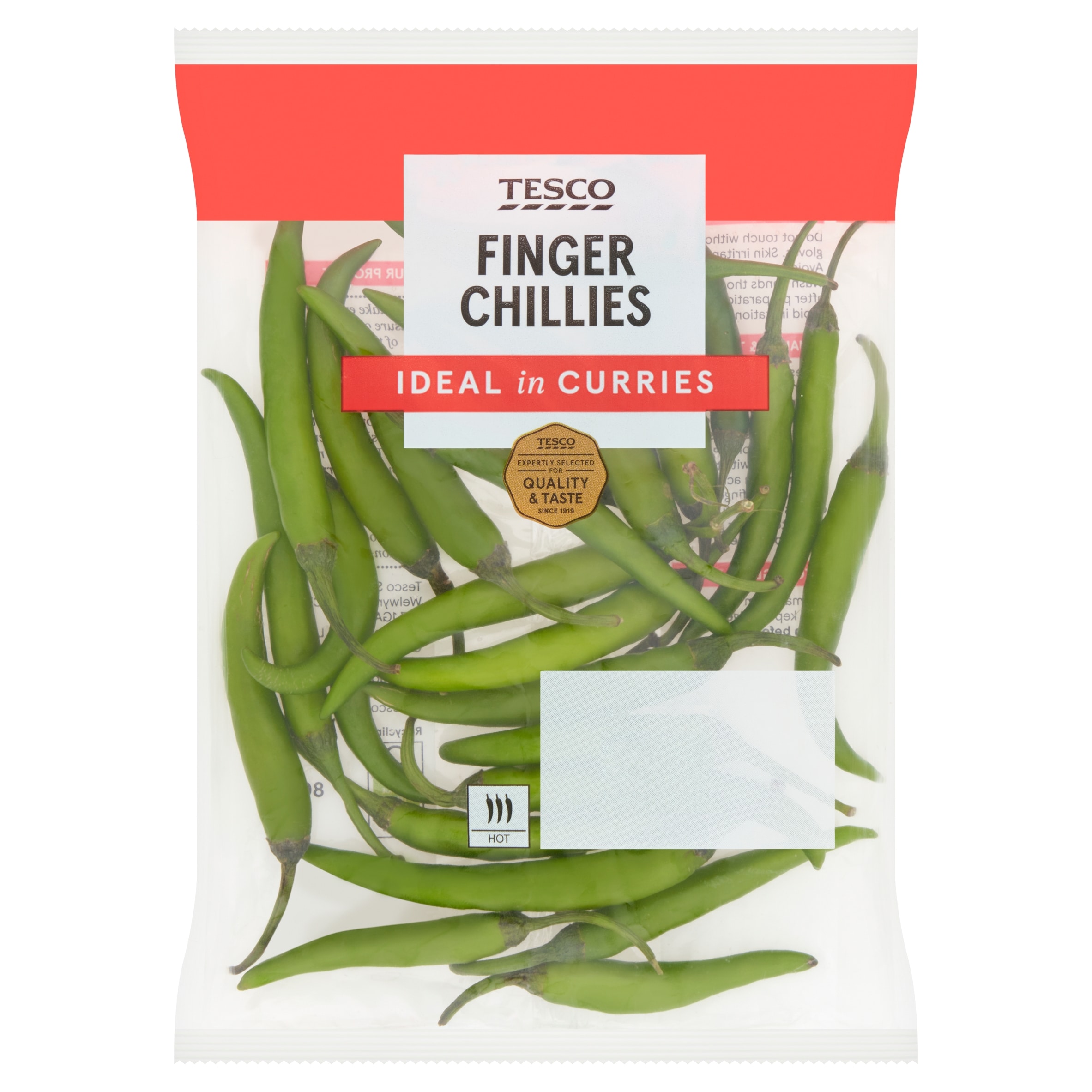 Tesco Finger Chillies 80G