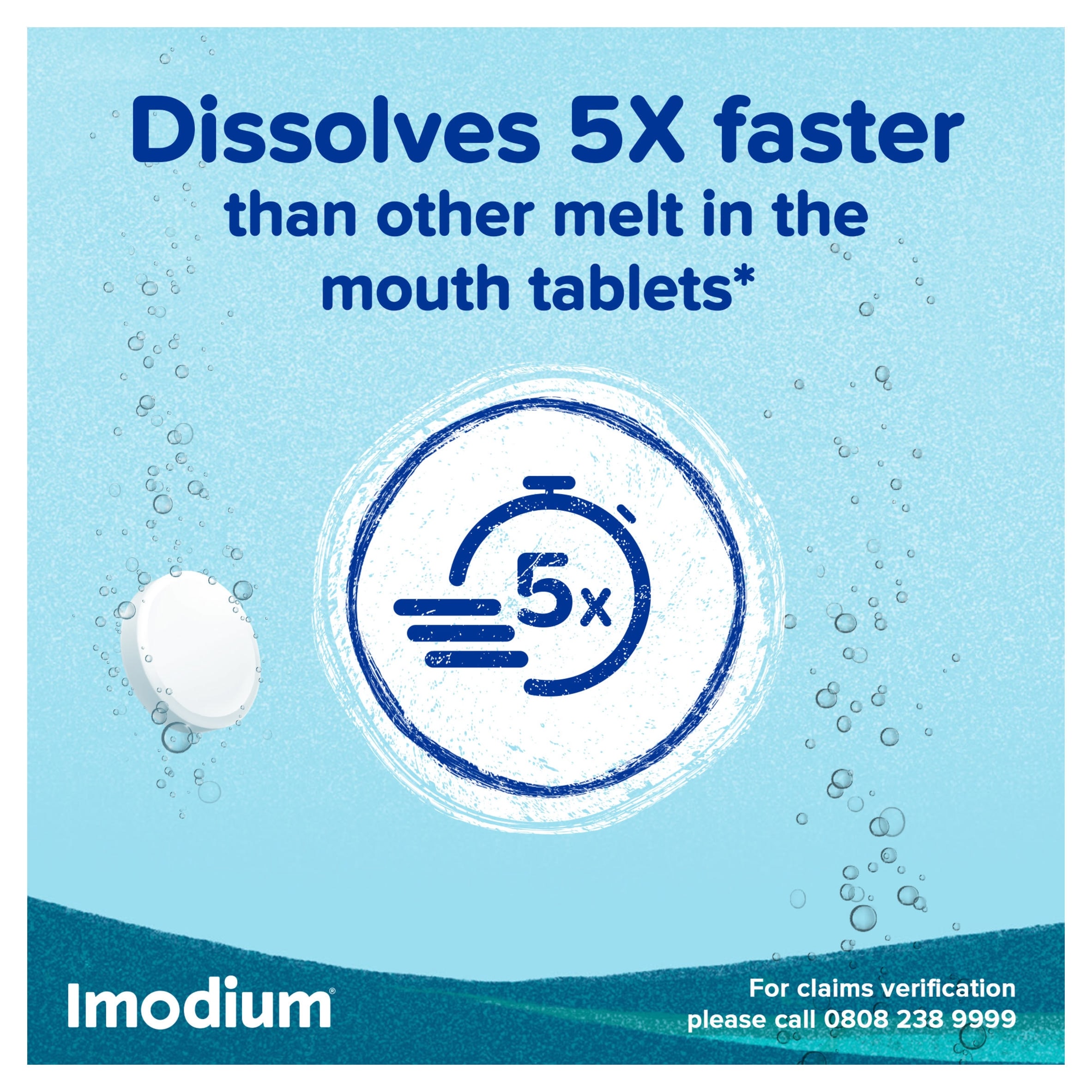 Imodium Instants Diarrhoea Relief Tablets - On-the-go 6s thumbnail 2