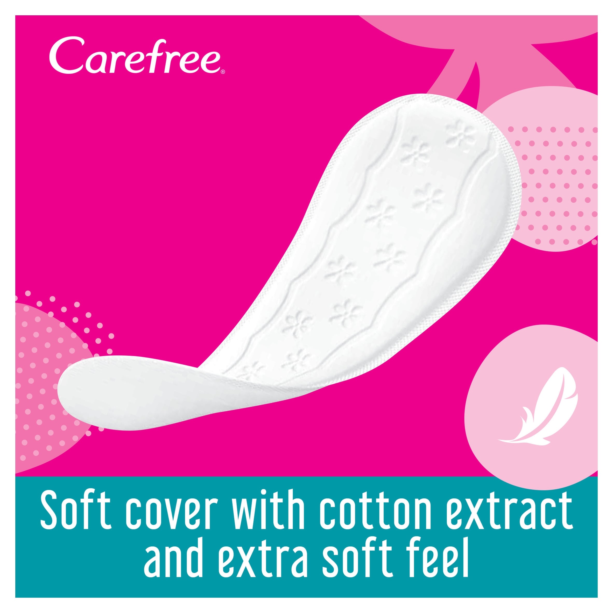 Carefree Cotton Fresh Scent Pantyliners 20 pack thumbnail 2