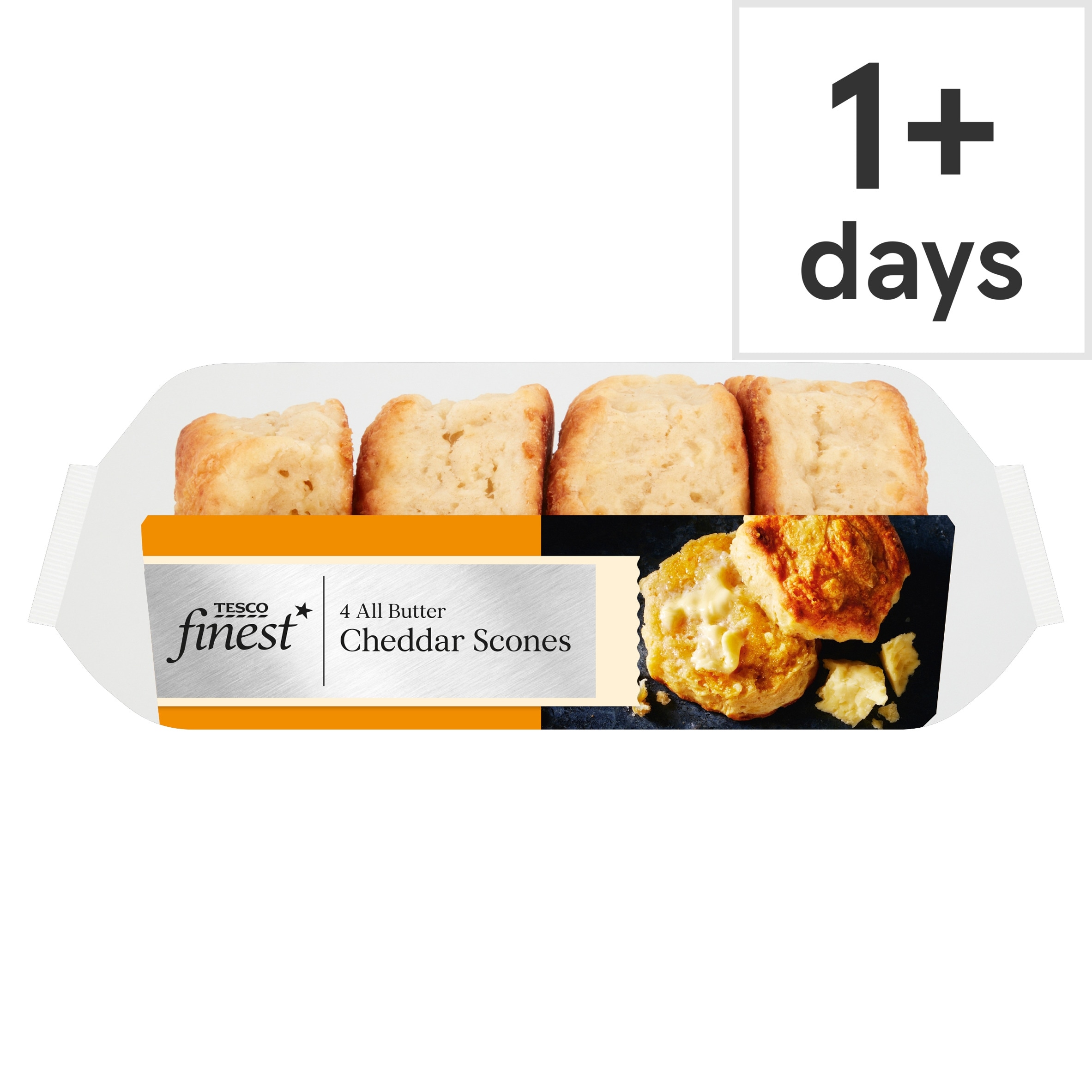 Tesco Finest All Butter & Cheddar Scones 4 Pack