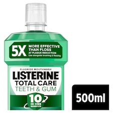 Listerine Total Care Teeth and Gum Fresh Mint Mouthwash 500ml