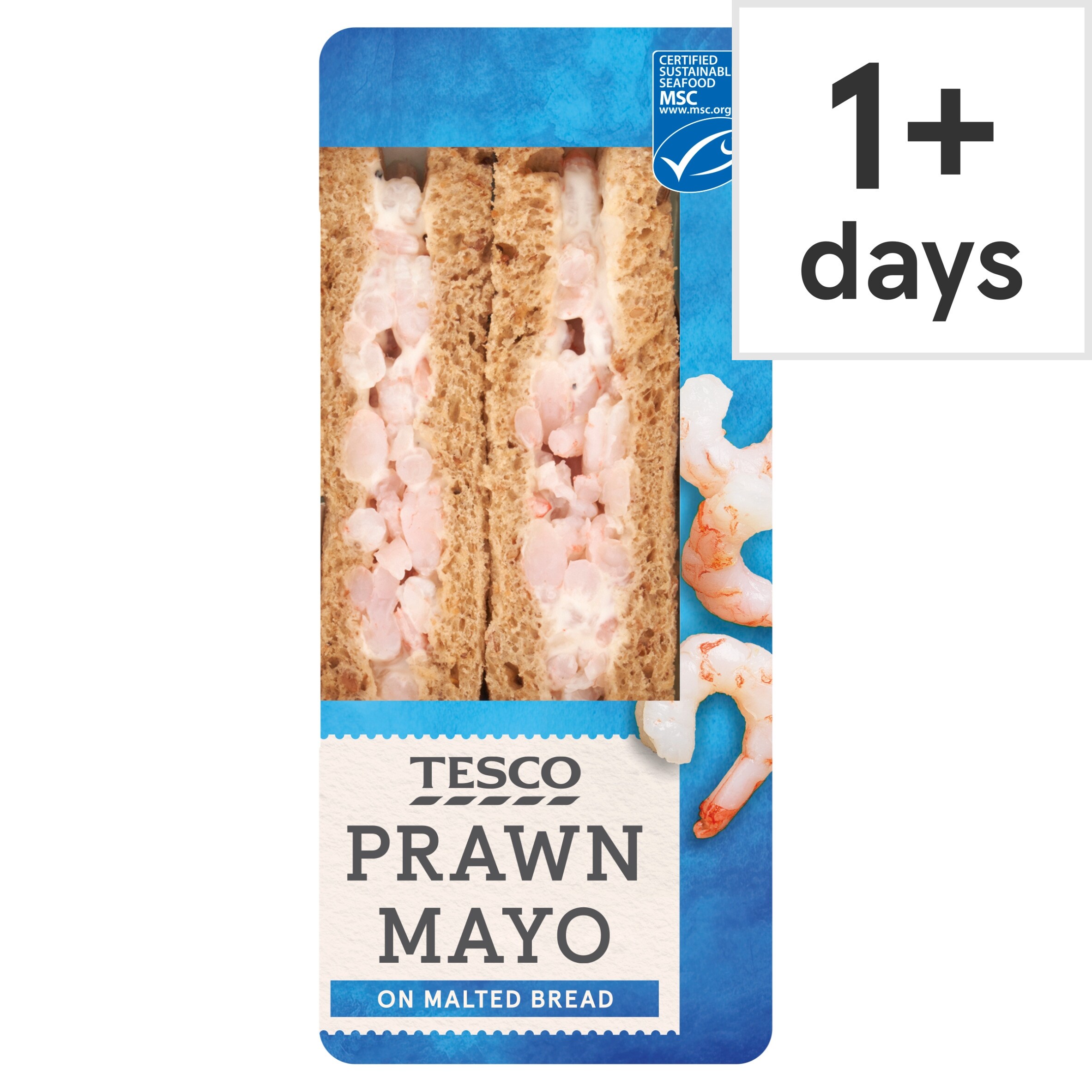 Tesco Prawn Mayonnaise Sandwich