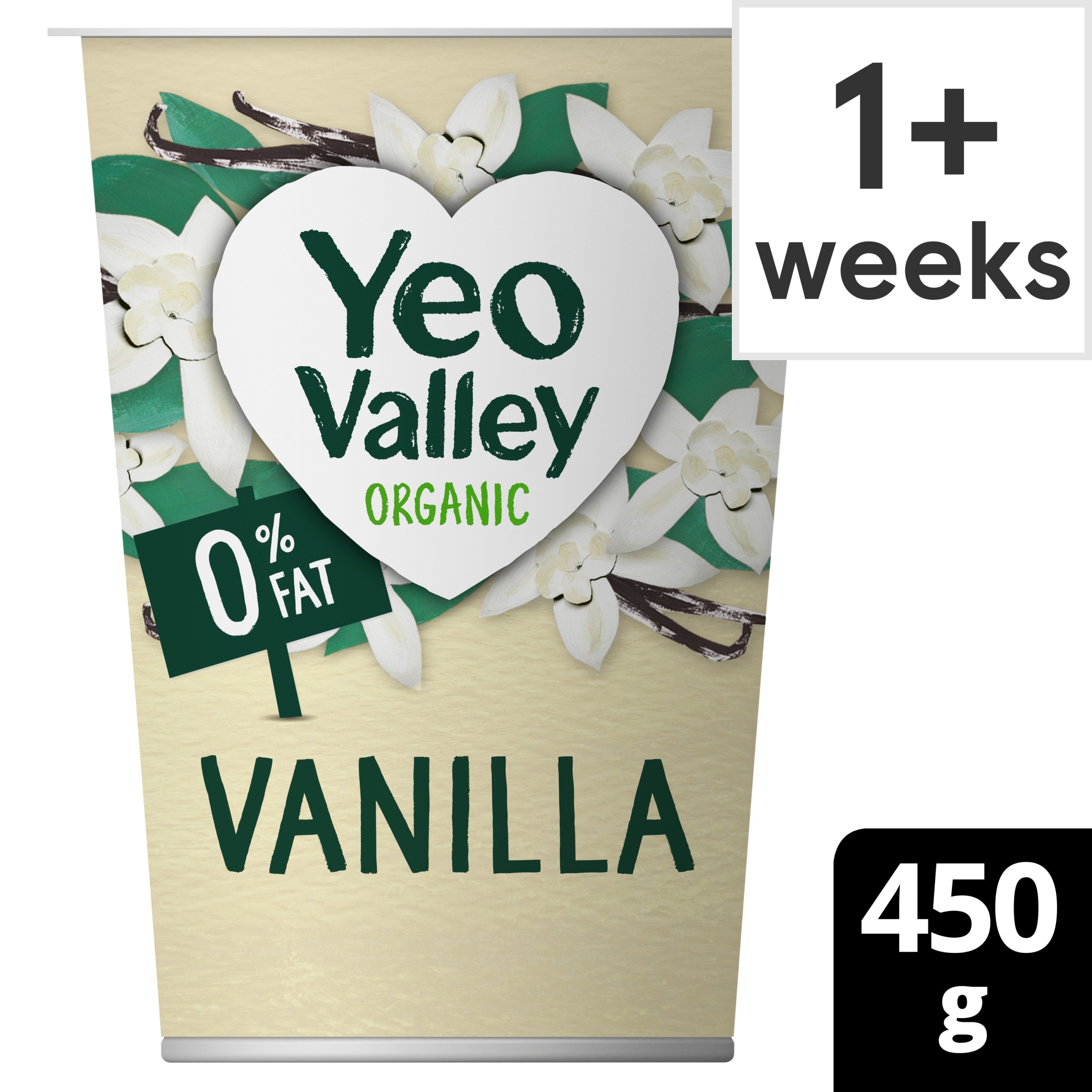 Yeo Valley Organic 0% Fat Vanilla Yoghurt
