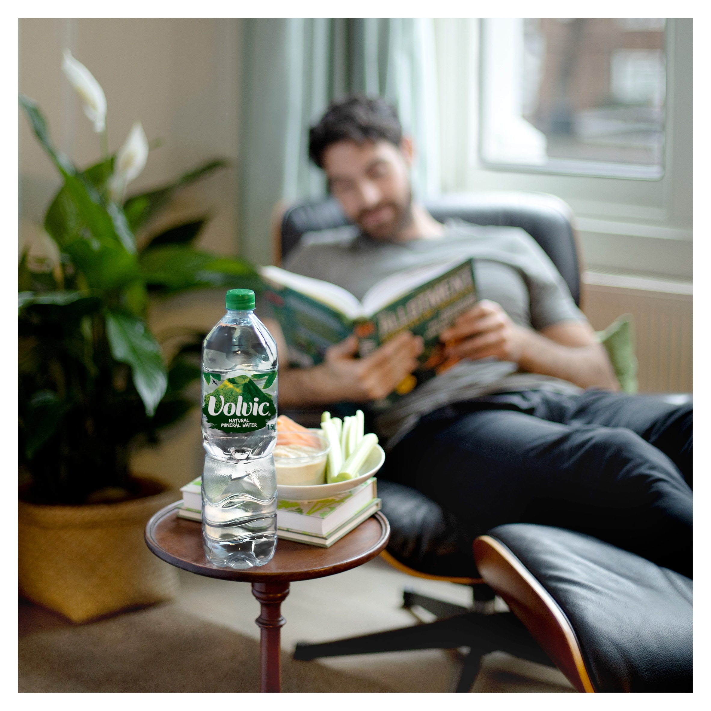 Volvic Natural Bottled Mineral Still Water 1.5L thumbnail 2