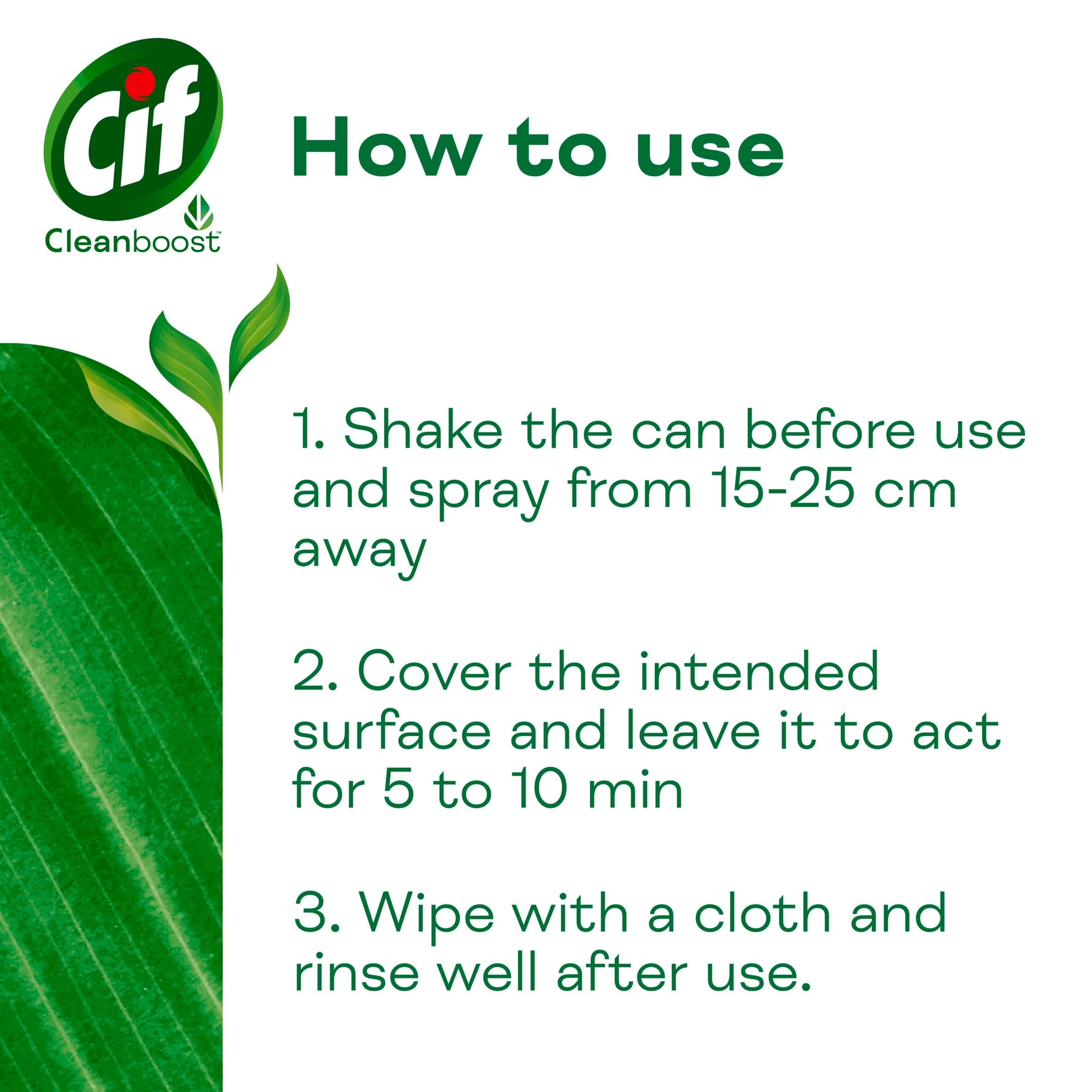 Cif Power & Shine Citrus Mousse Bathroom Cleaner 500ml thumbnail 5