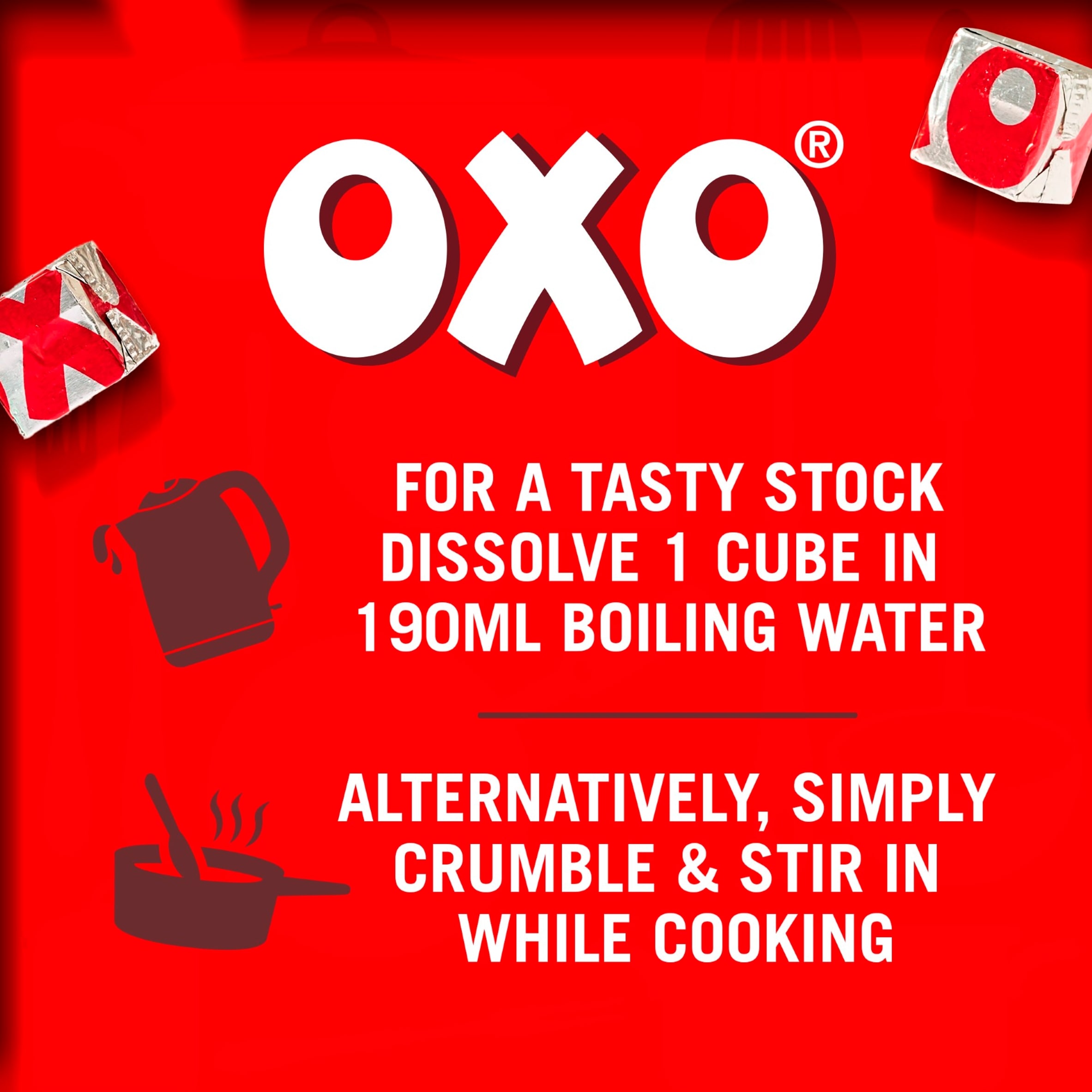 Oxo Beef Stock Cubes 12 Pack 71g thumbnail 3