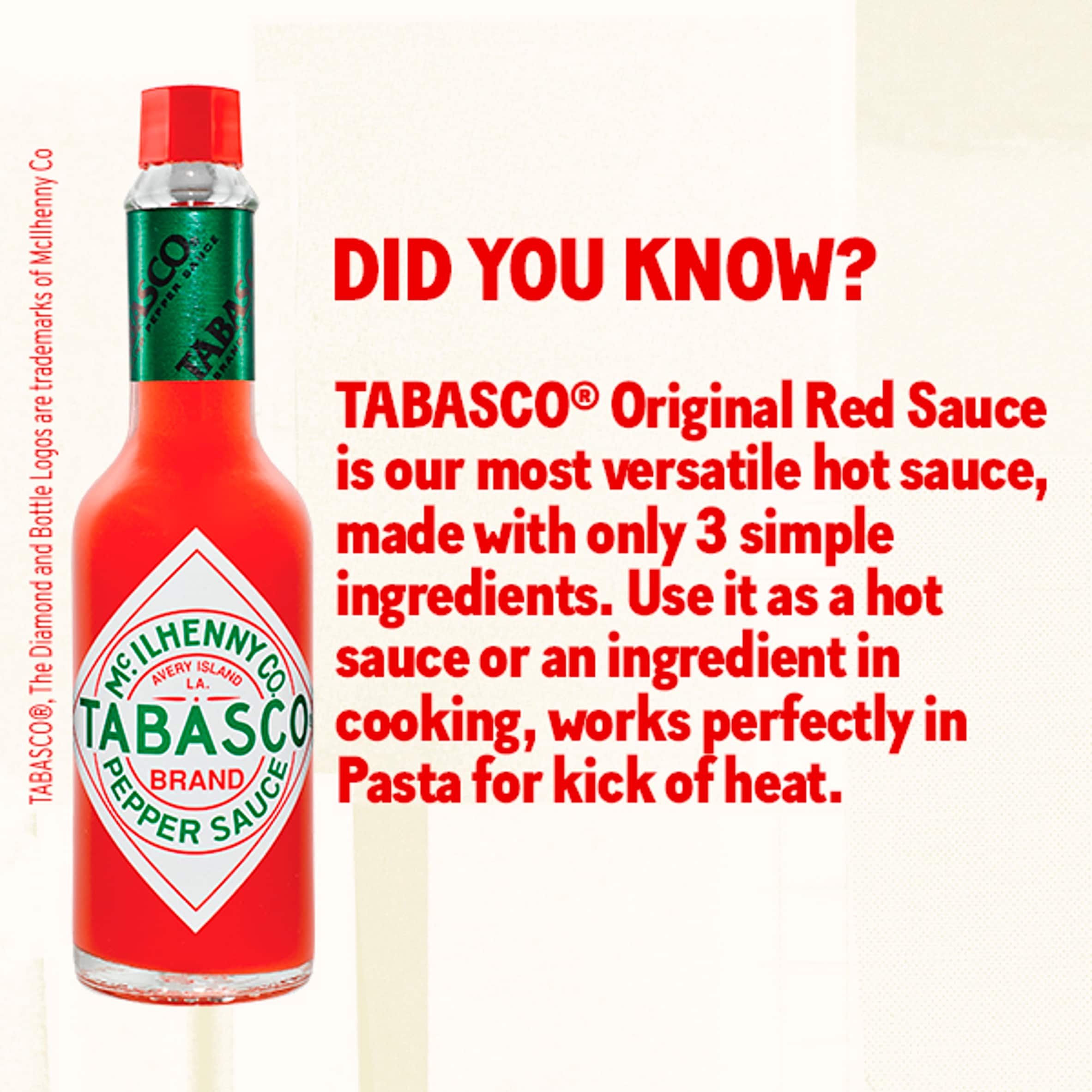 Tabasco Original Red Hot Pepper Sauce 57Ml thumbnail 4