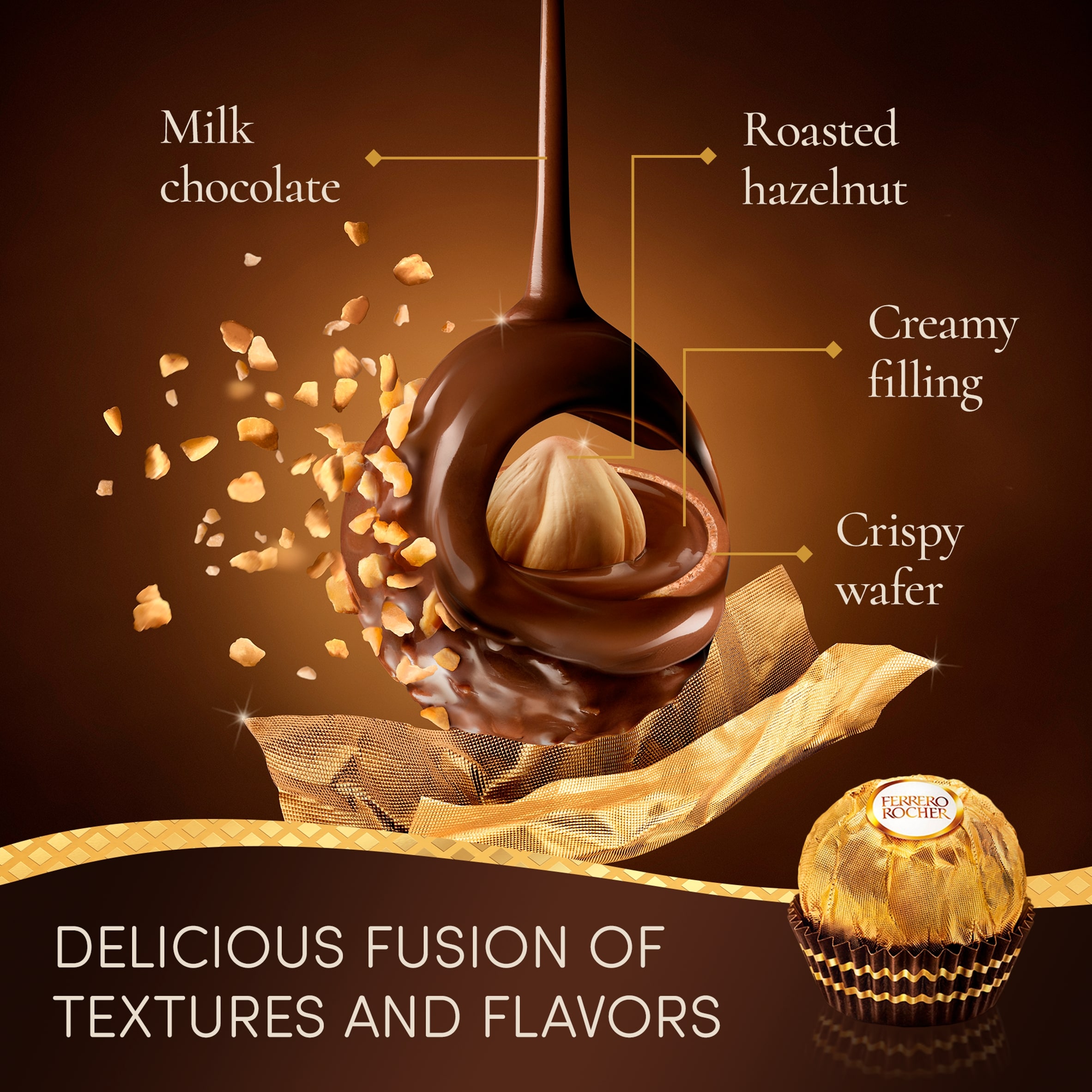 Ferrero Rocher Boxed Chocolates 24 Pieces 300g thumbnail 2