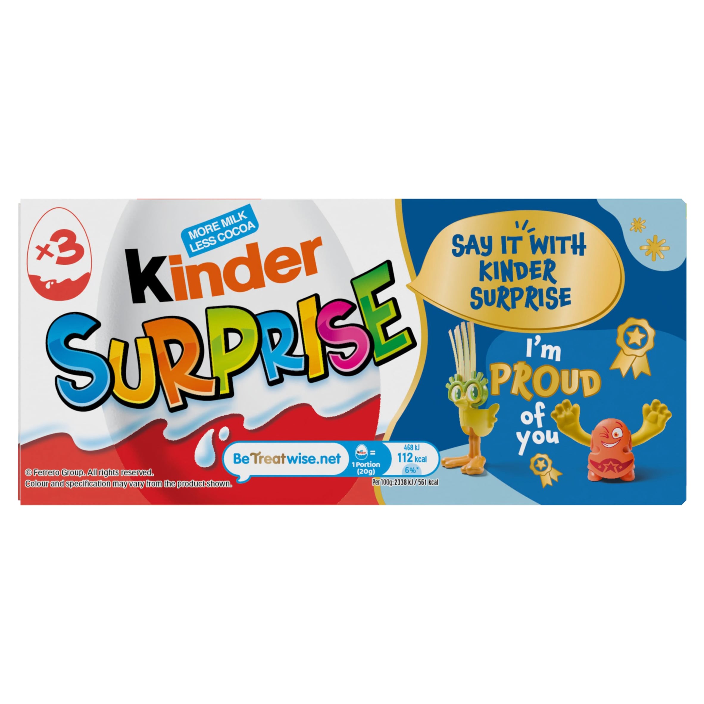 Kinder Surprise Chocolate Eggs with Toy Multipack