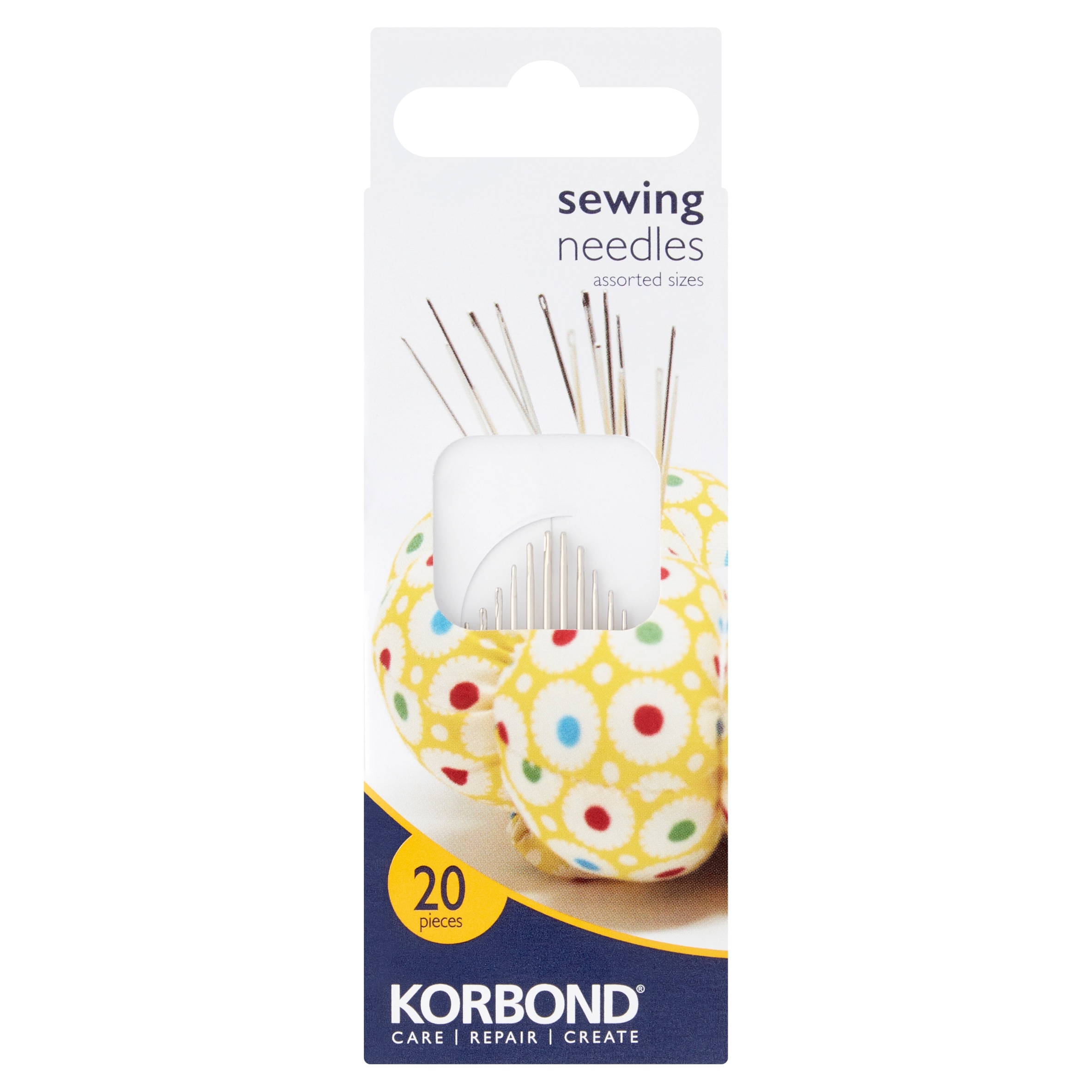 Korbond Sewing Needles Assorted Sizes 20 Pack
