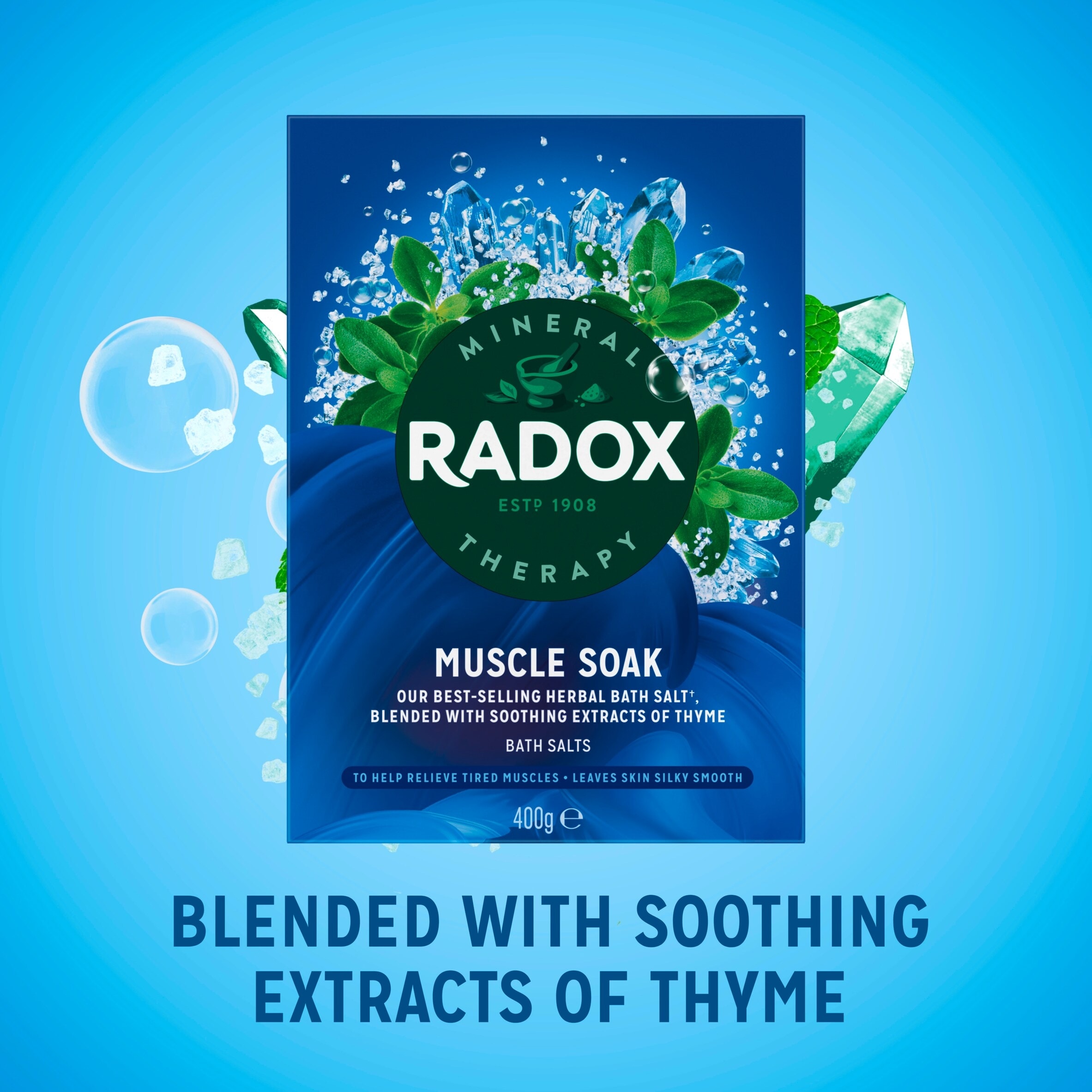 Radox Muscle Soak Bath Salts 400g thumbnail 2