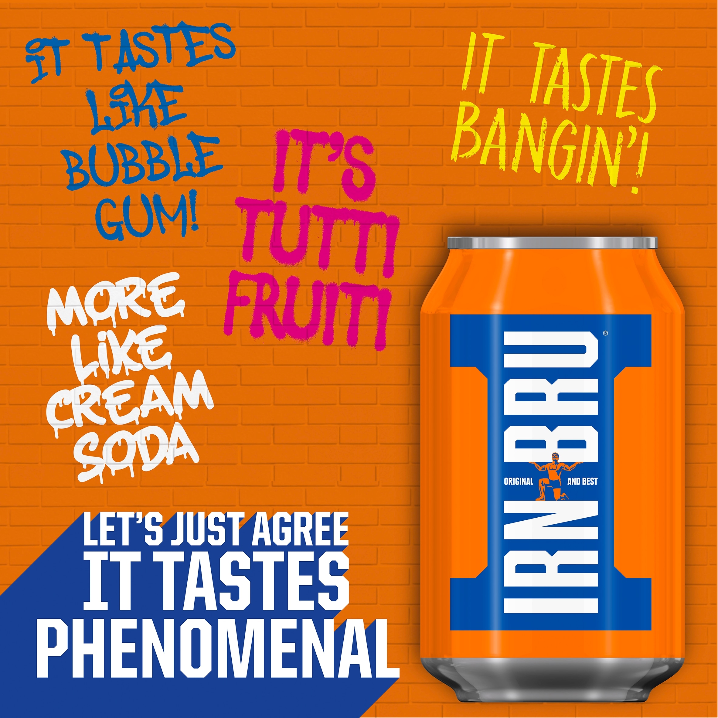 IRN-BRU Soft Drink Cans 6 x 330ml thumbnail 2