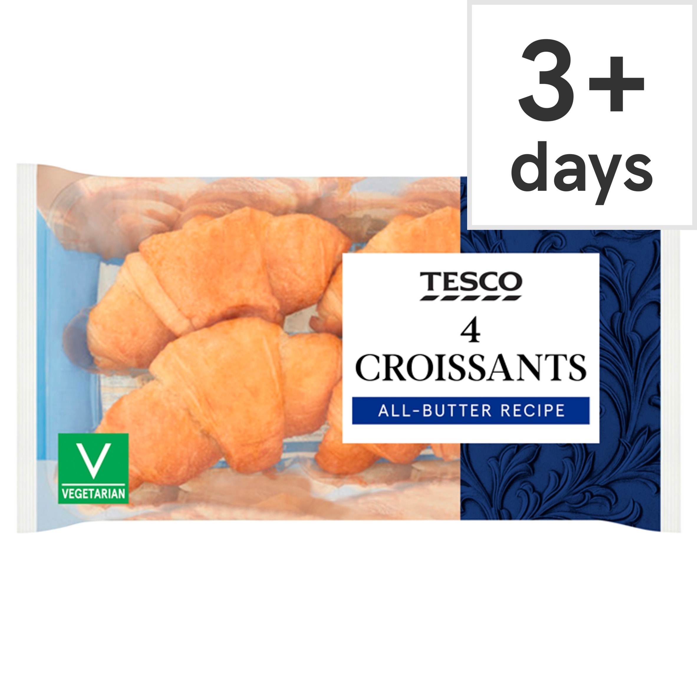 Tesco All Butter Croissants 4 Pack