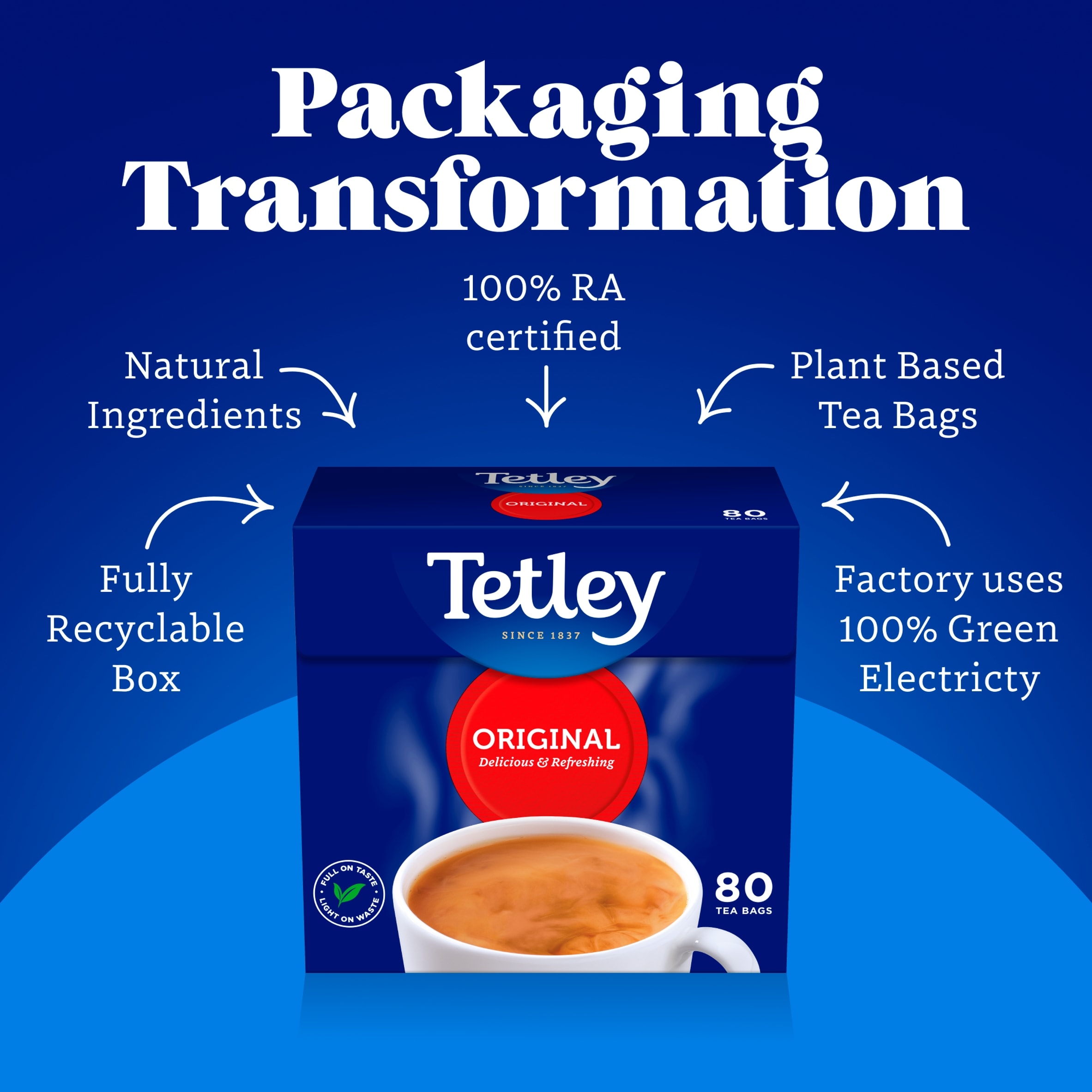 Tetley 40 Teabags 125G thumbnail 5