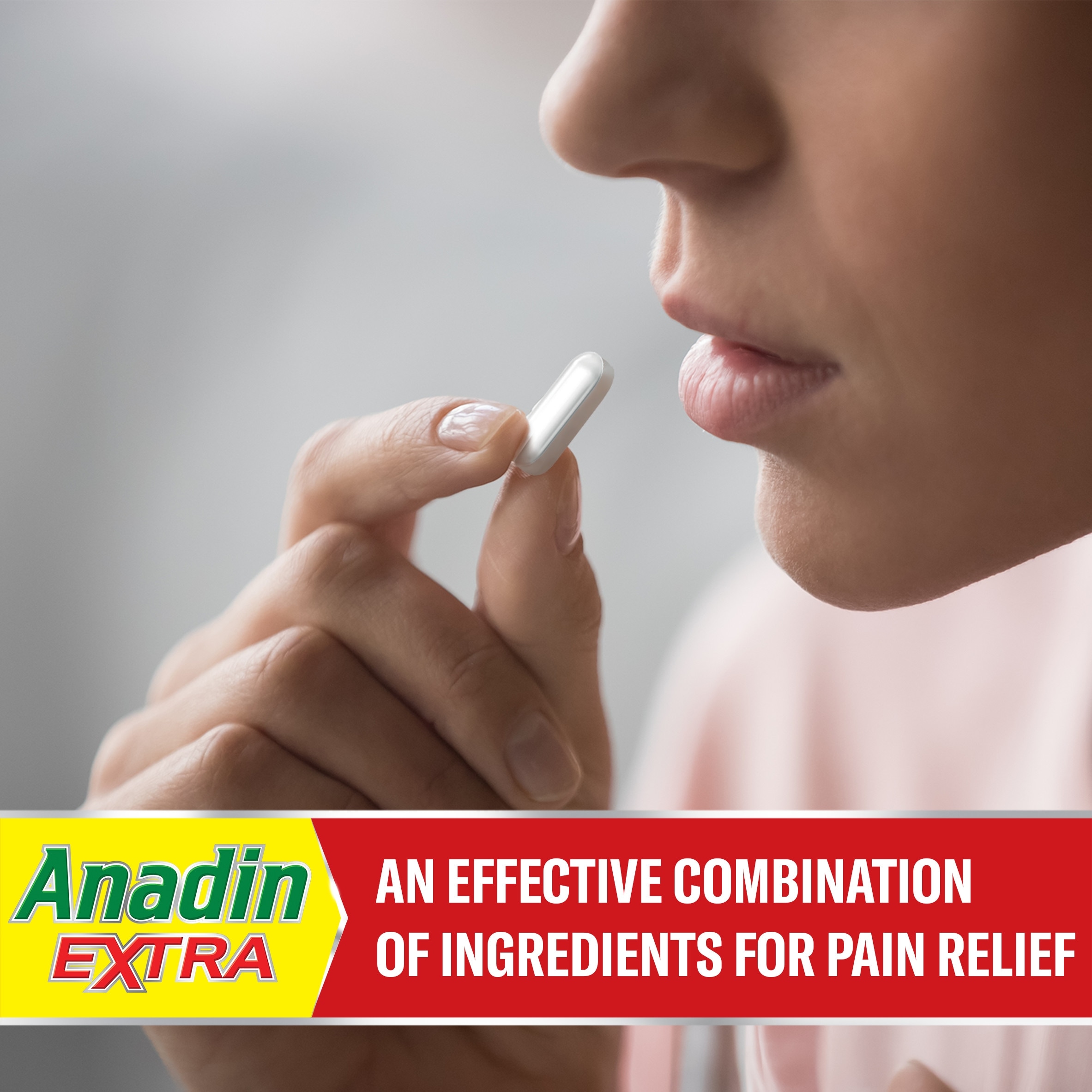 Anadin Extra Pain Relief Caplets - Aspirin, Paracetamol, Caffeine 16s thumbnail 4