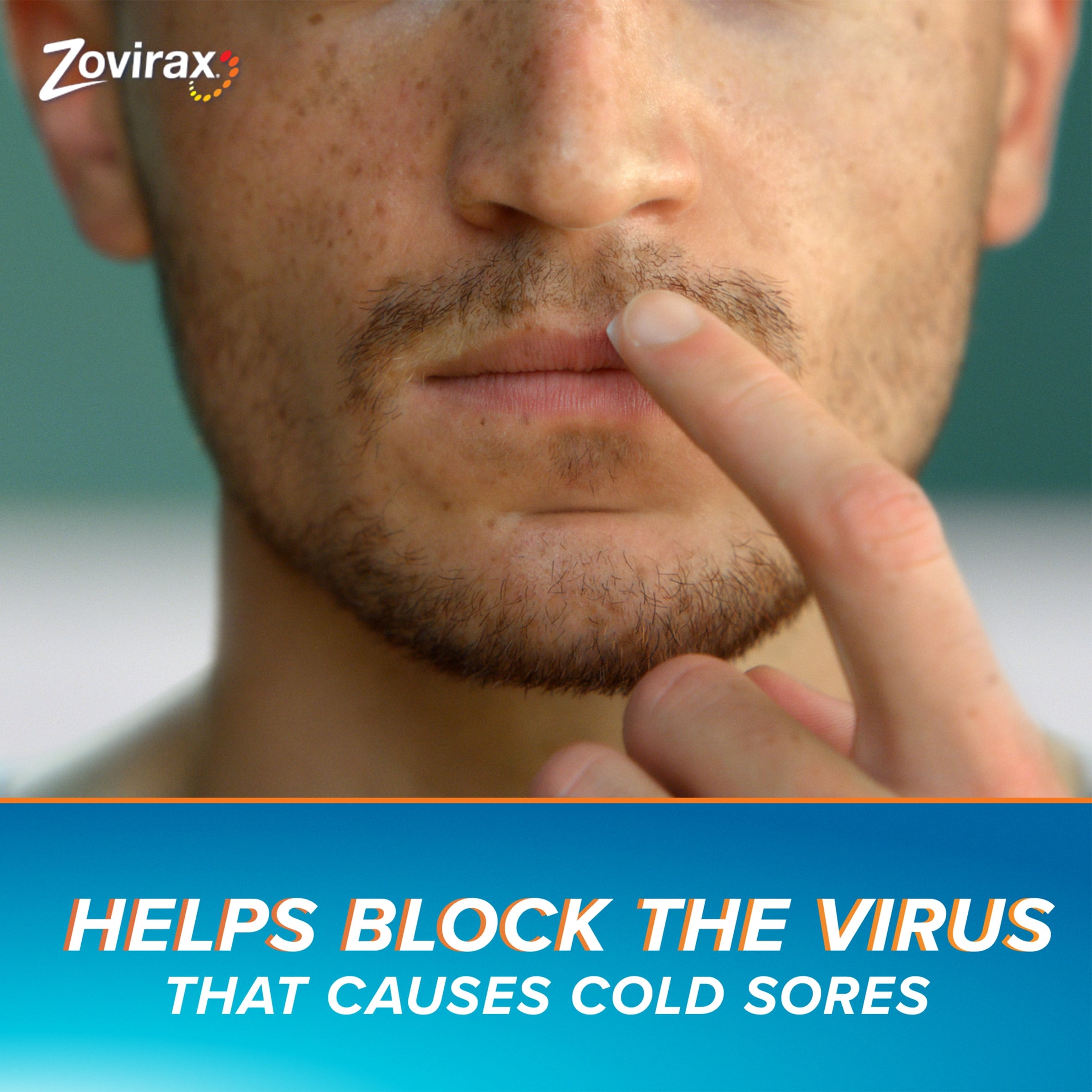 Zovirax Cold Sore Treatment Cream Aciclovir Pump 2g thumbnail 4