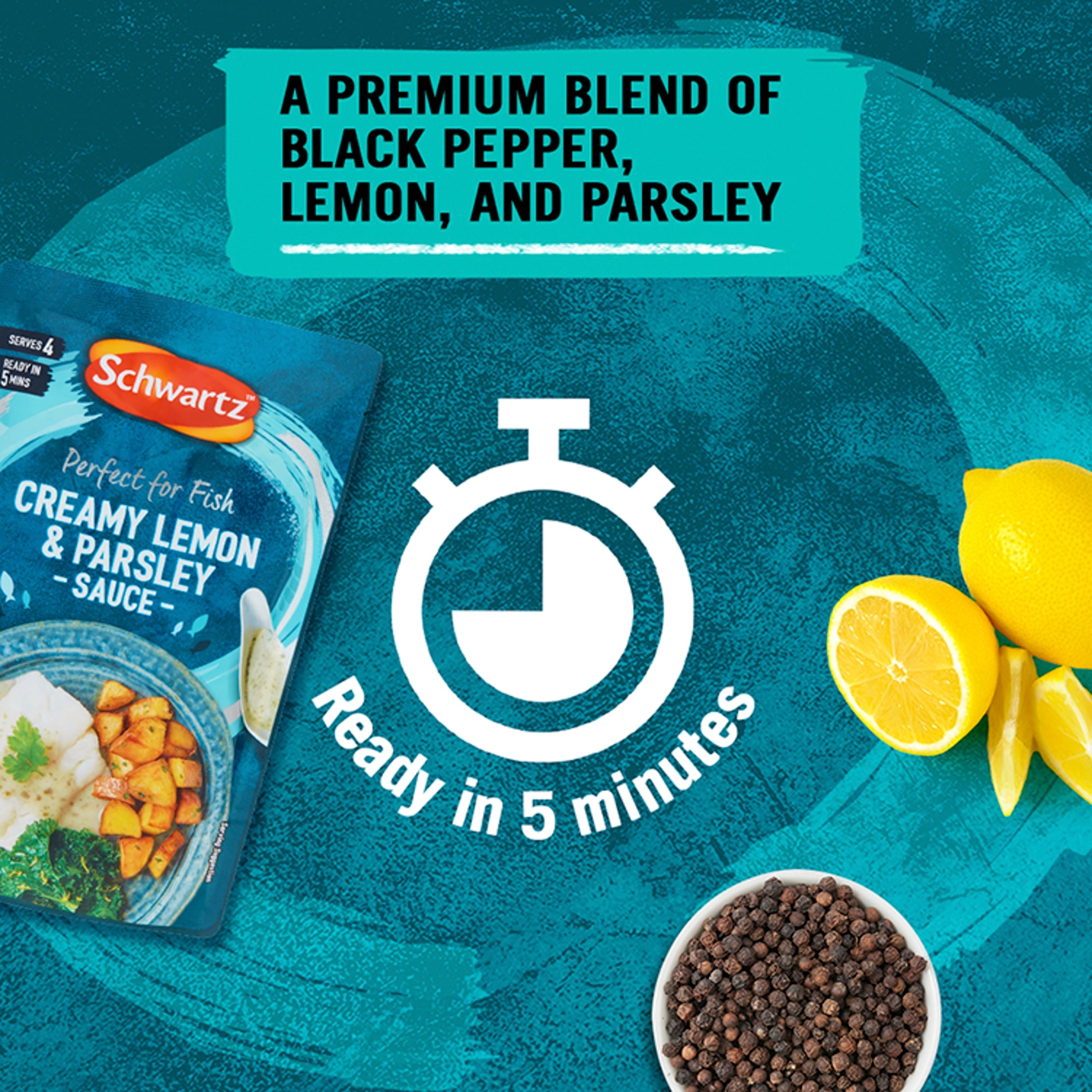 Schwartz Fish Lemon & Parsley Sauce 300G thumbnail 2