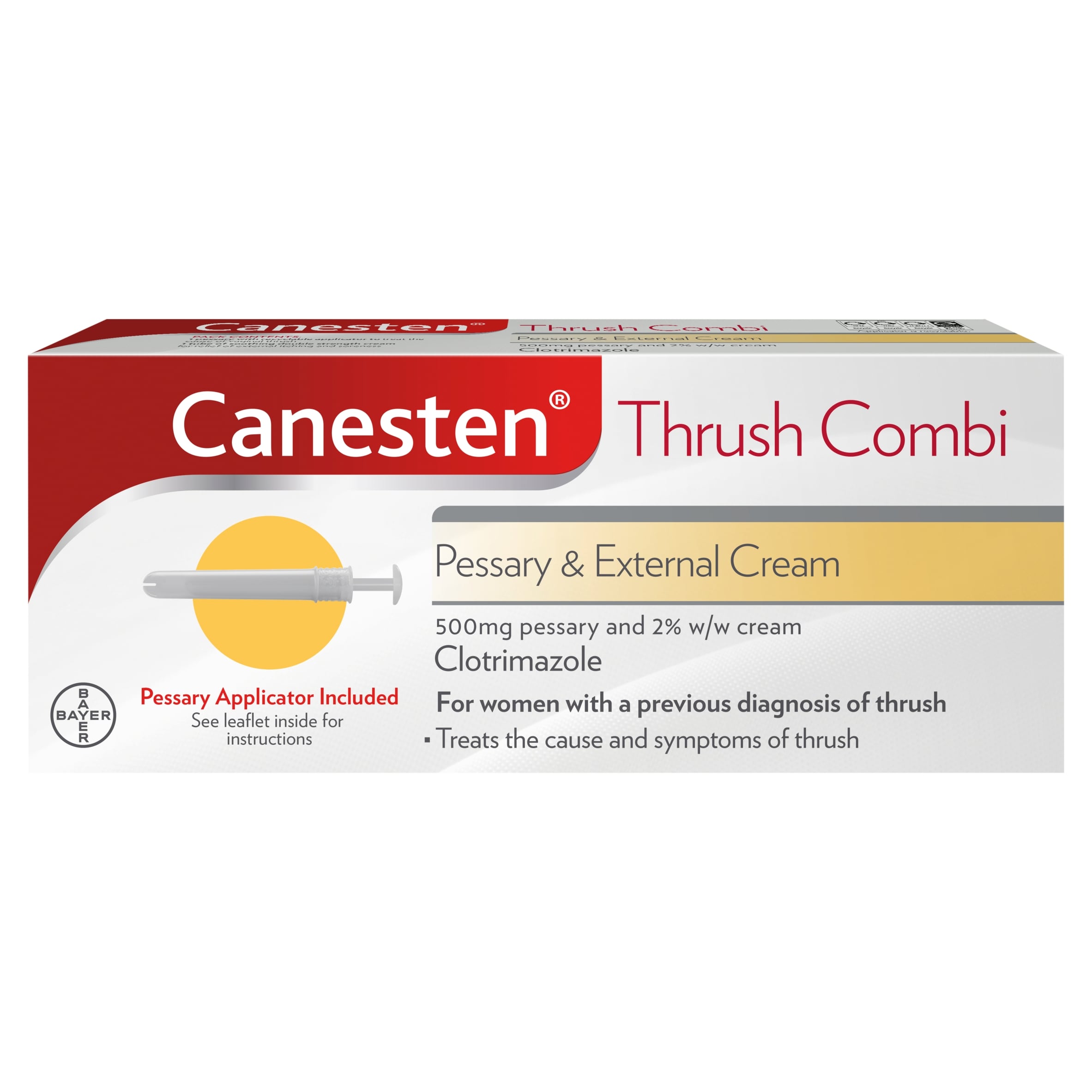 Canesten Thrush Combi Pessary & Cream Combination