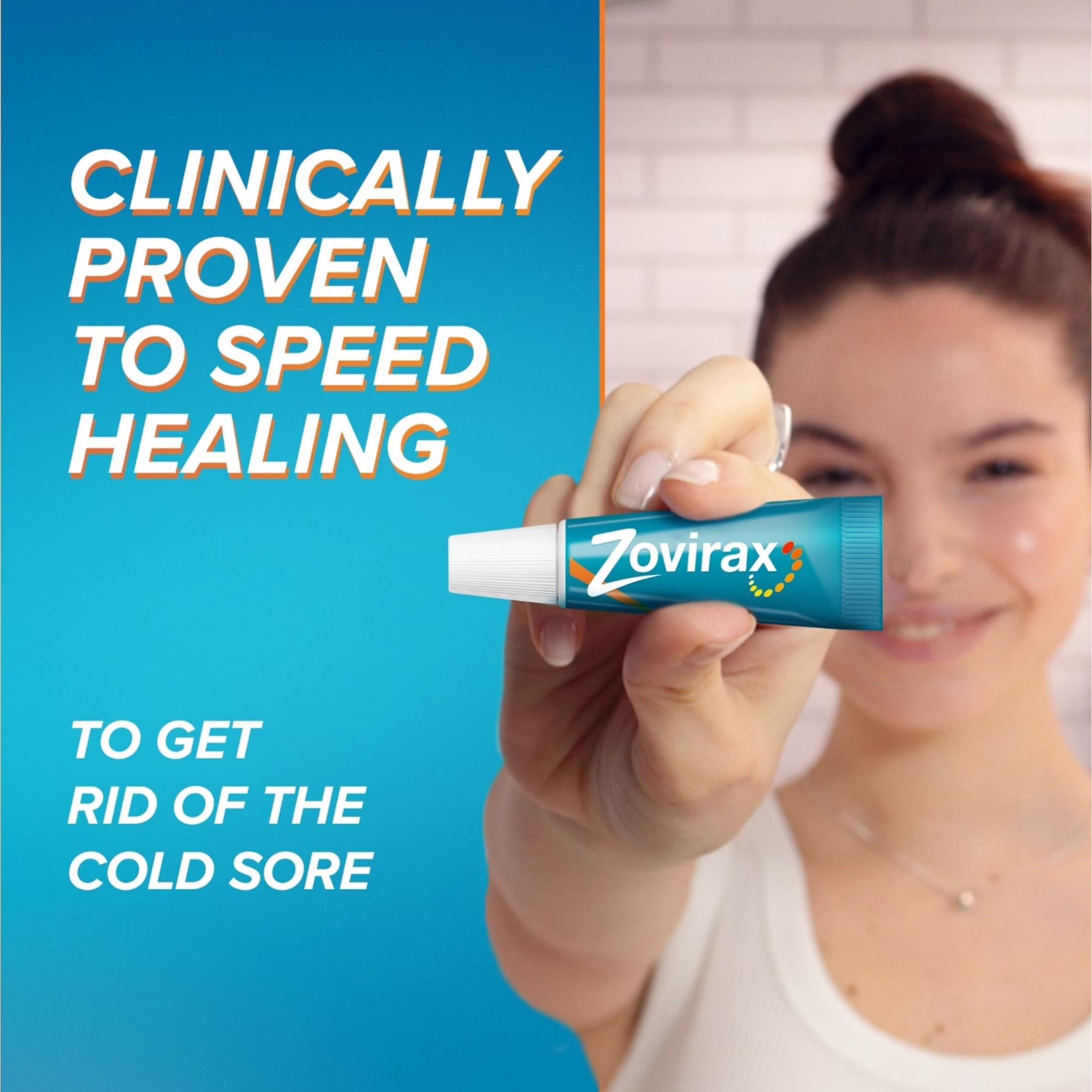 Zovirax Cold Sore Treatment Cream Aciclovir Tube 2g thumbnail 4