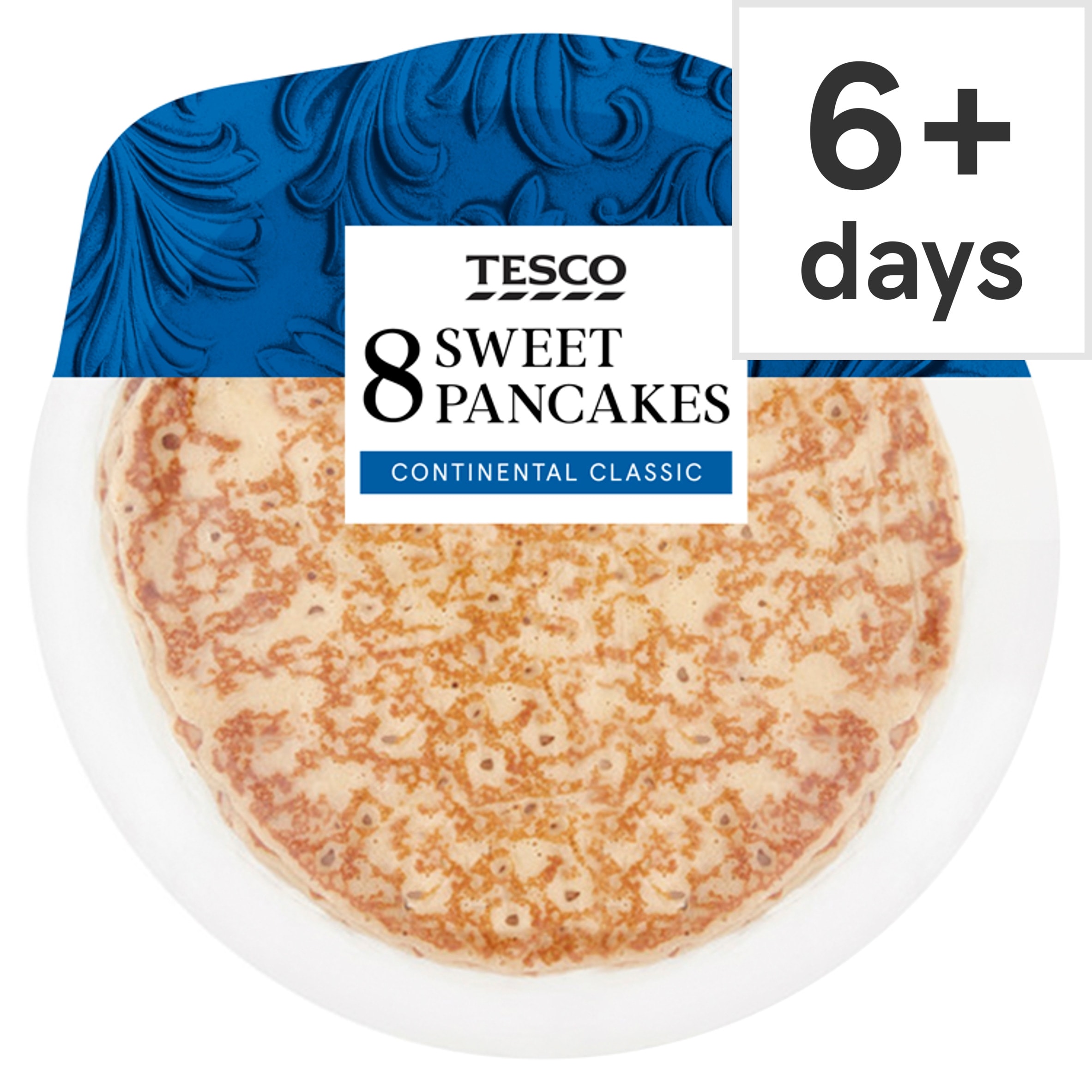 Tesco Continental Classic Sweet Pancakes 8 Pack
