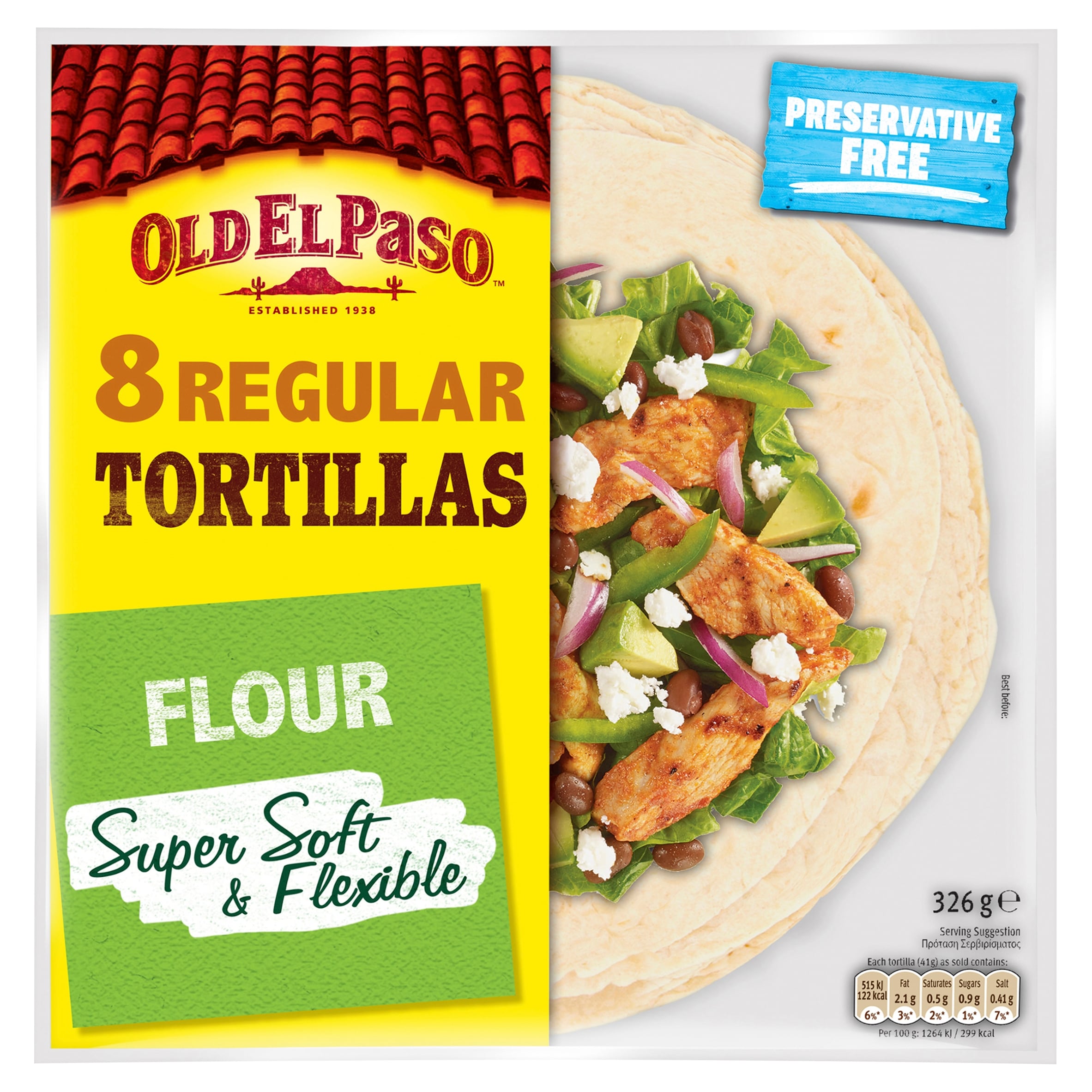 Old El Paso Flour Tortilla Fajita Wraps