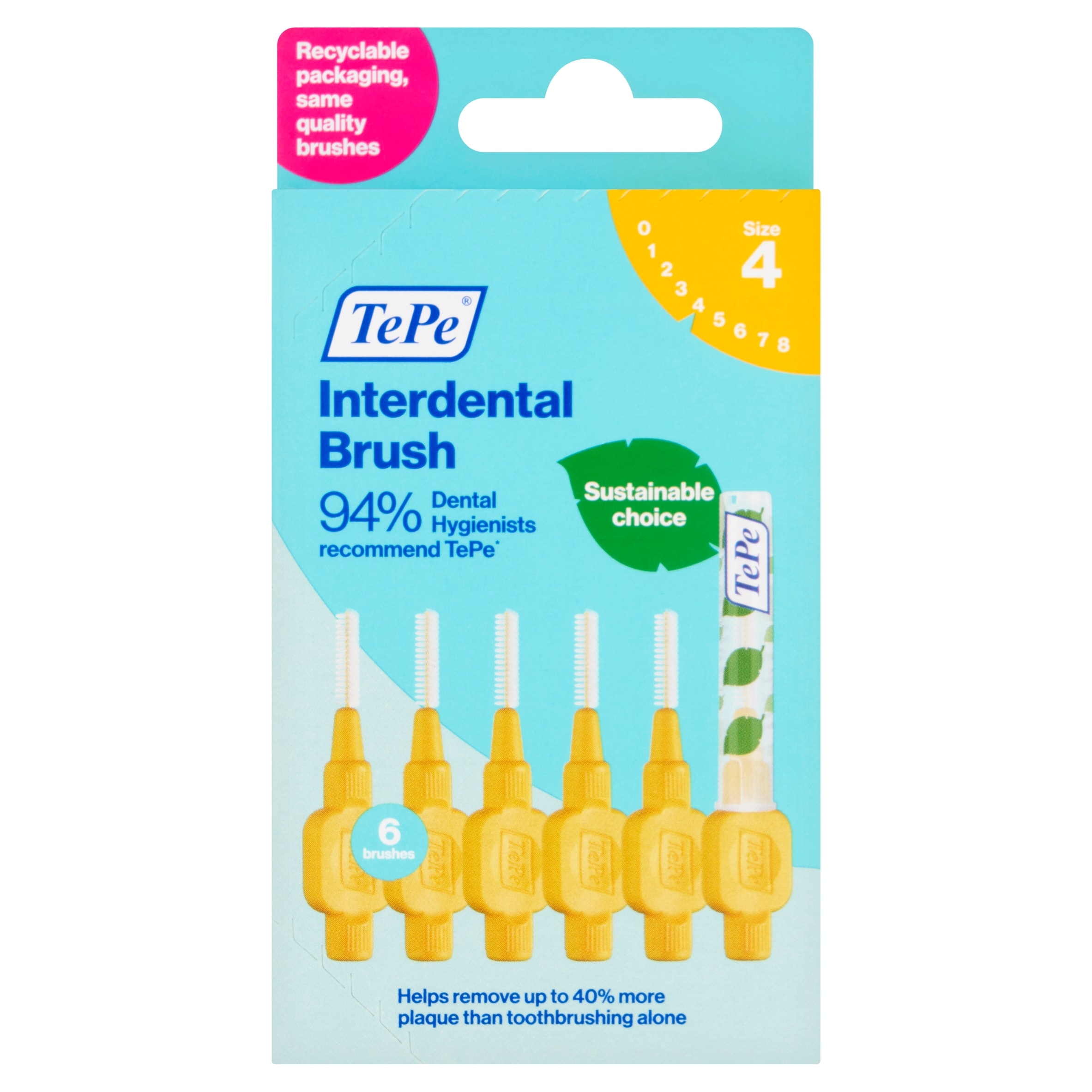 TePe Yellow Interdental Brush 0.7mm