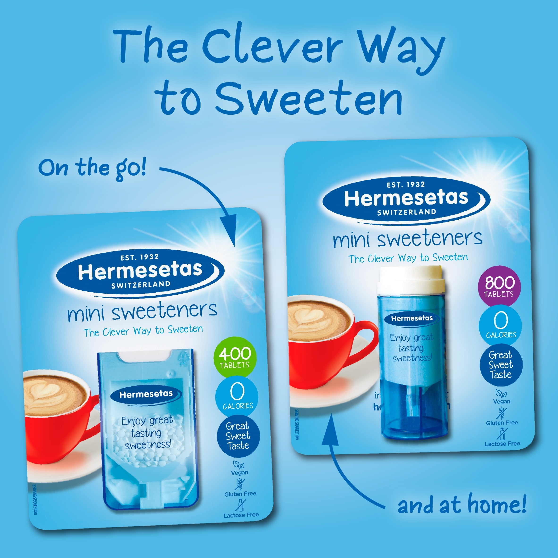 Hermesetas Mini Sweeteners 800 Pack thumbnail 4