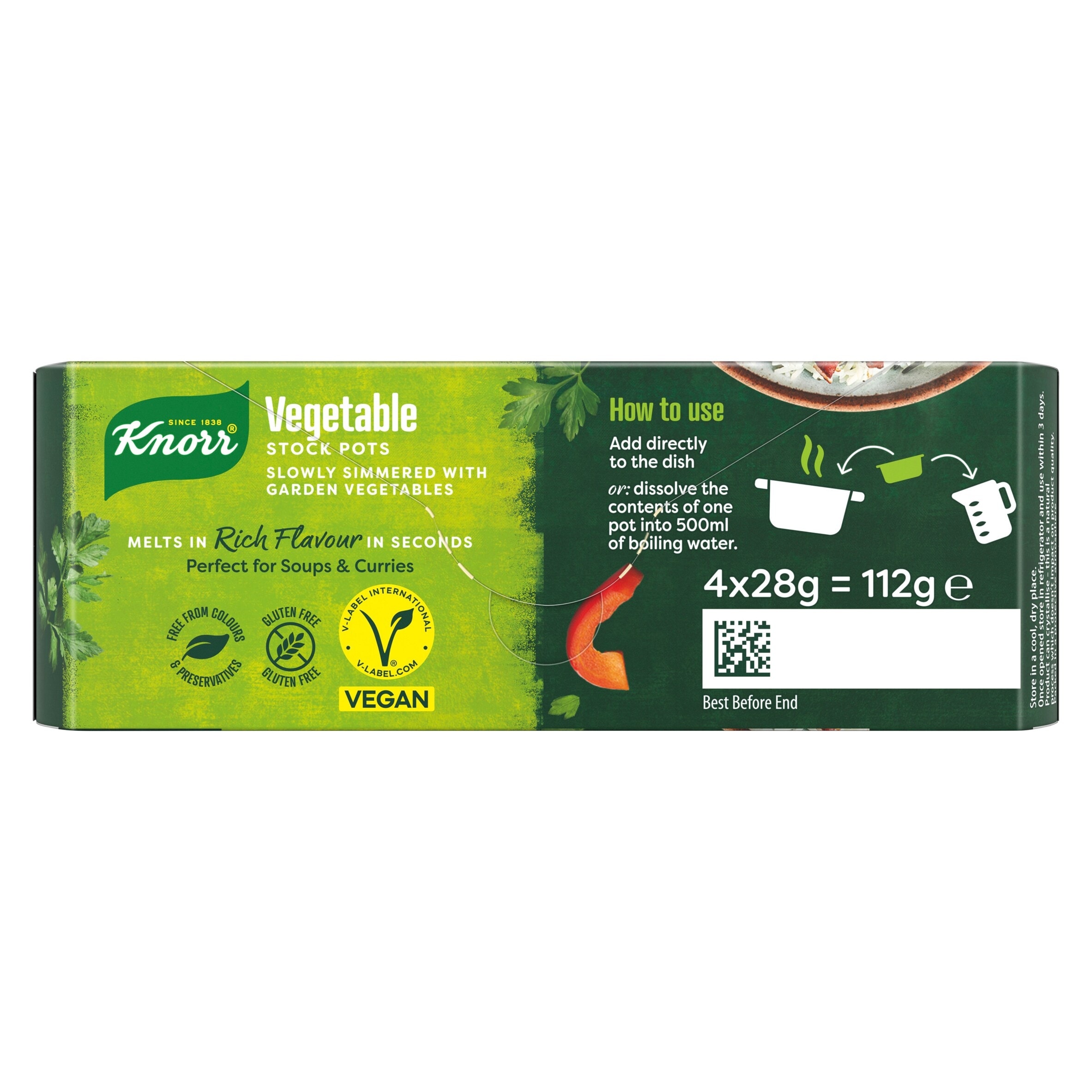 Knorr Vegetable Stock Pot 4x28g thumbnail 2