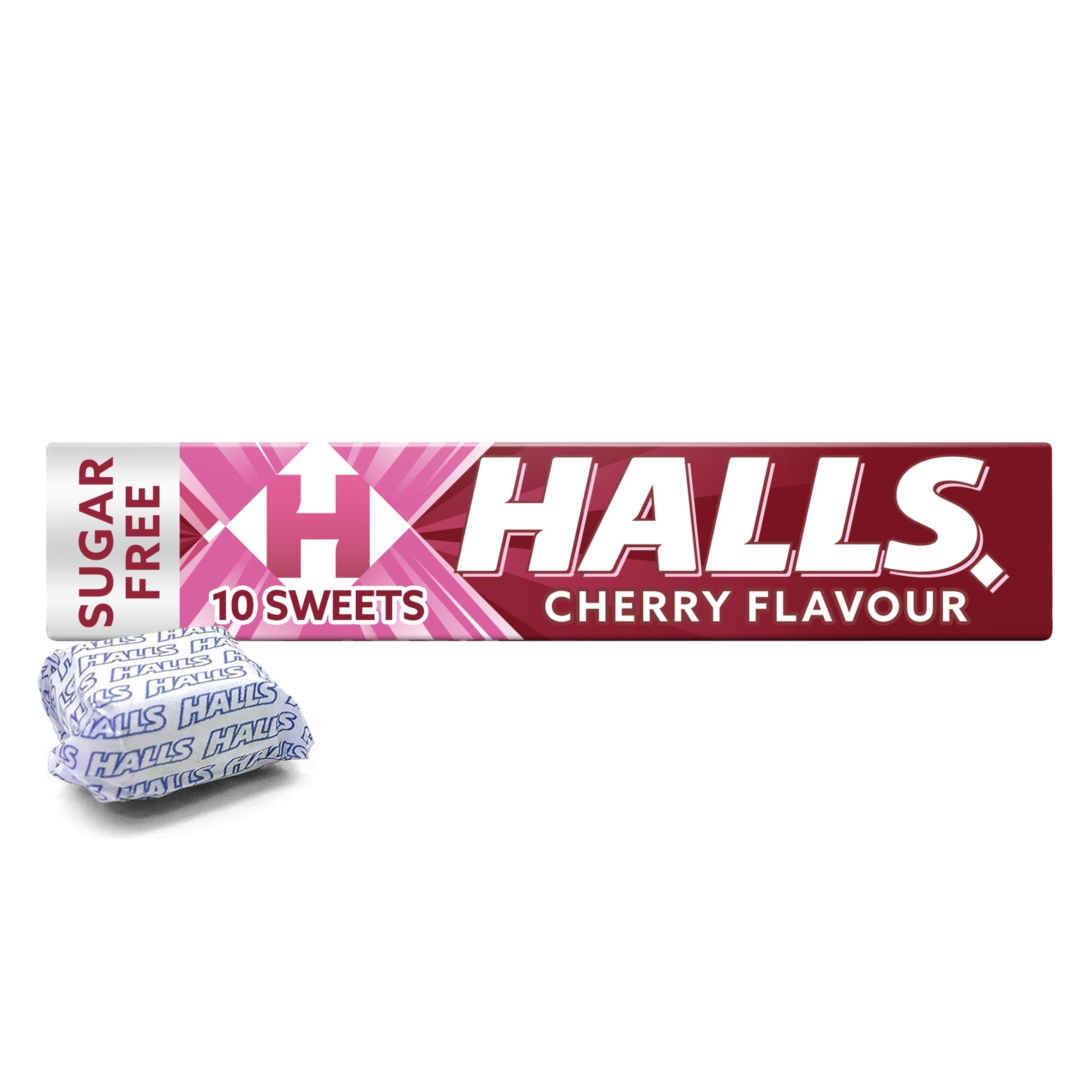 Halls Menthol Action Throat Drops - Cherry 32g