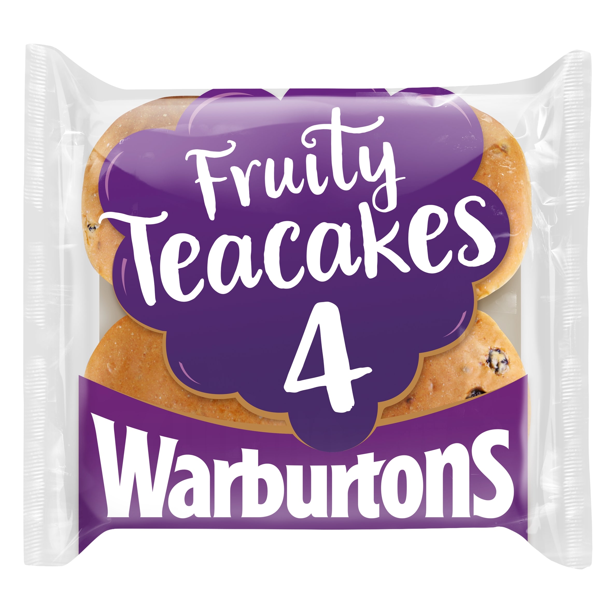 Warburtons Fruit Teacakes 4 Pack thumbnail 2