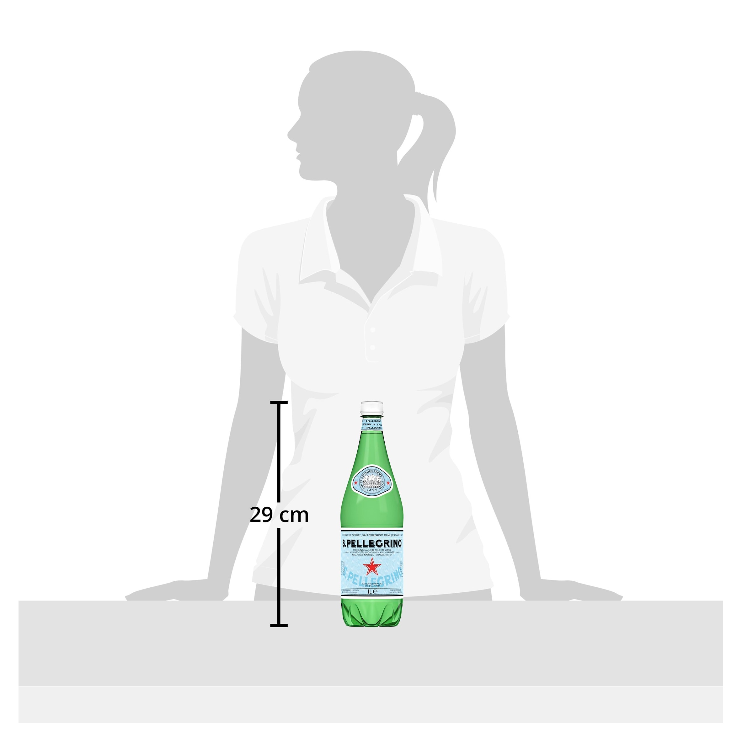 San Pellegrino Sparkling Natural Mineral Water 1L thumbnail 5
