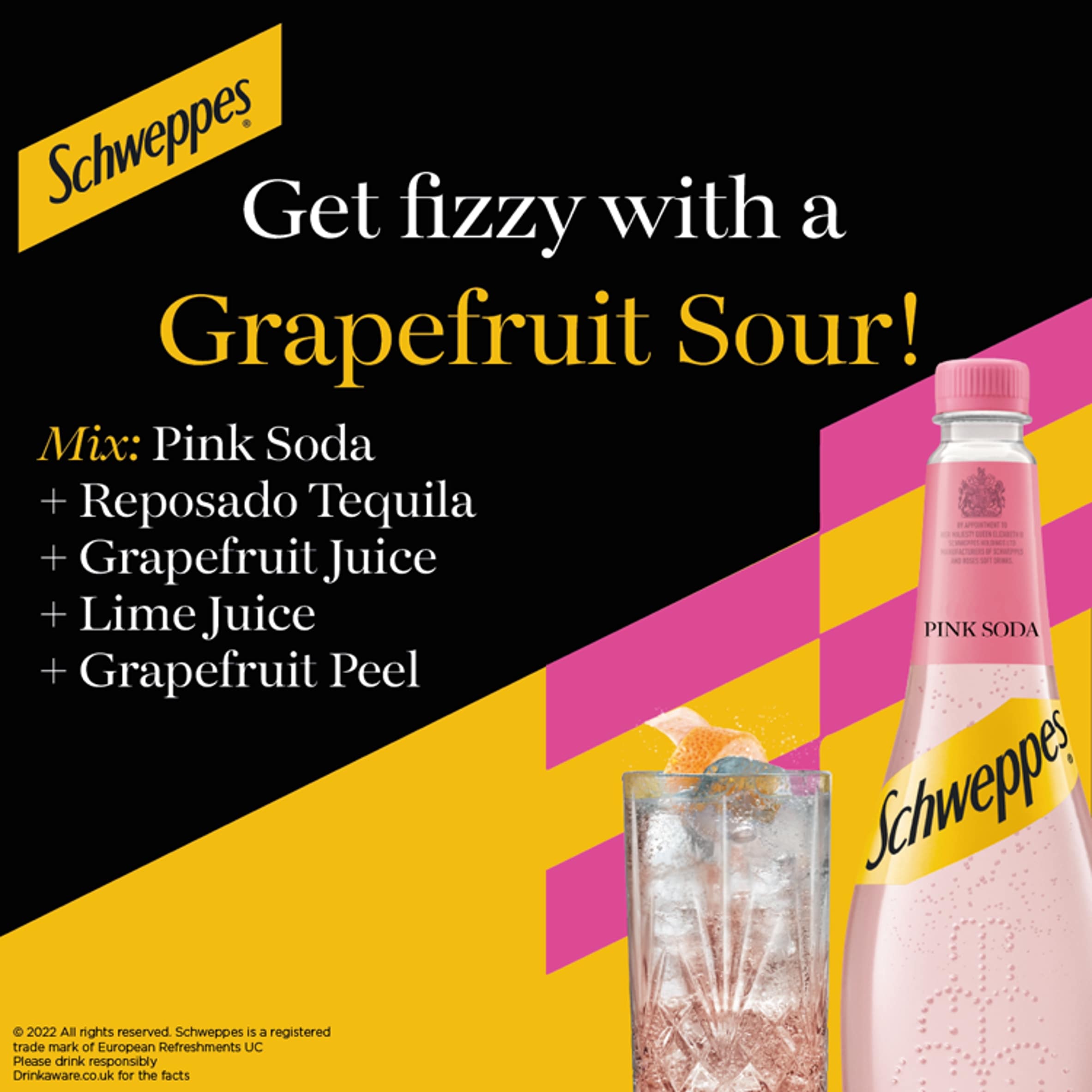 Schweppes Pink Soda 1L thumbnail 2