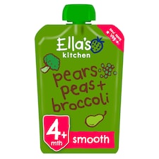Ella's Kitchen Pears, Peas & Broccoli Puree 120G