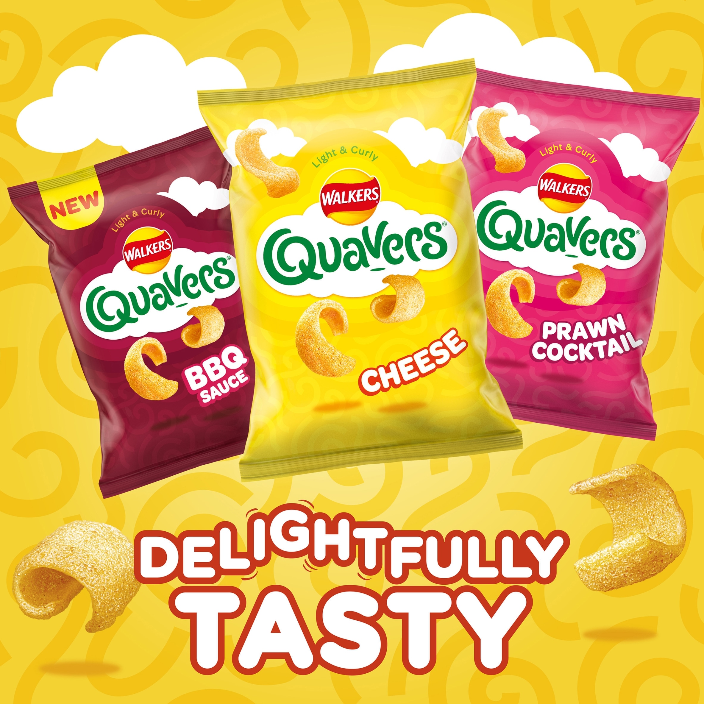 Walkers Quavers Cheese Multipack Crisps 12x16g thumbnail 3