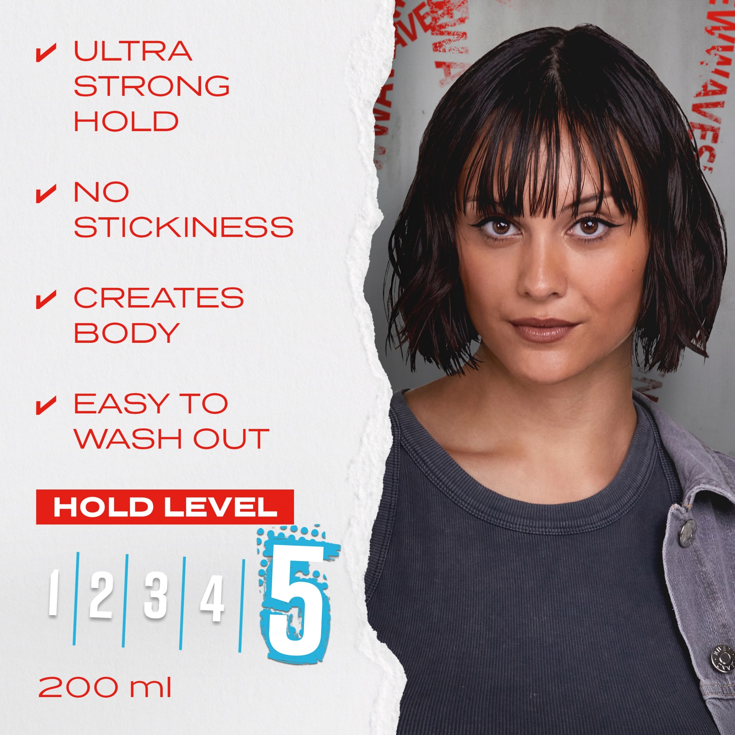 Shockwaves Ultra Strong Power Hold Gel 200Ml thumbnail 2